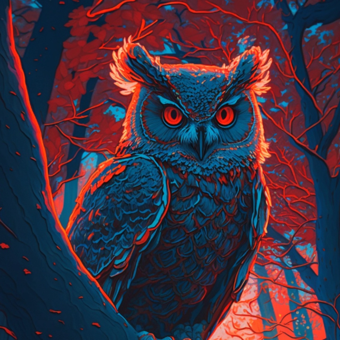 Night owl (dibikad gookooko'oo) - Anishinaabe WOTD