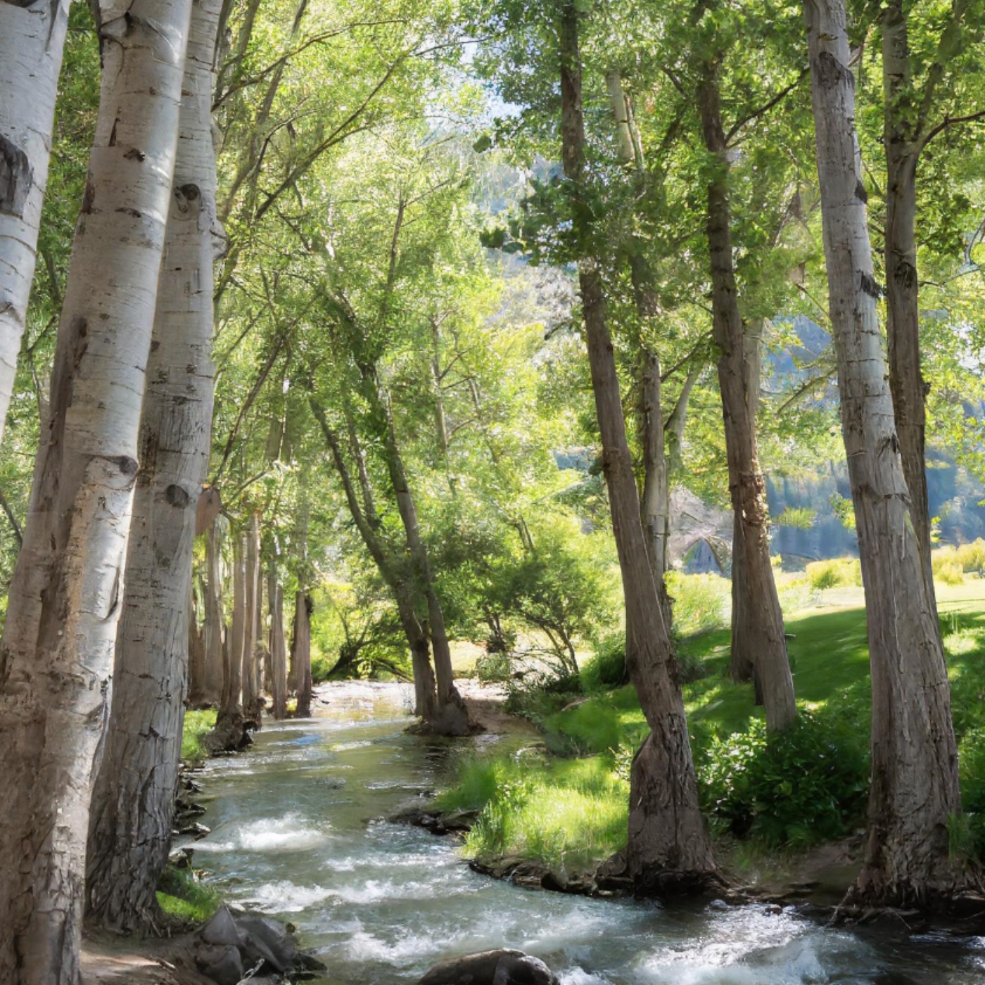 Poplar creek (azaadi shkwayug) - Anishinaabe WOTD