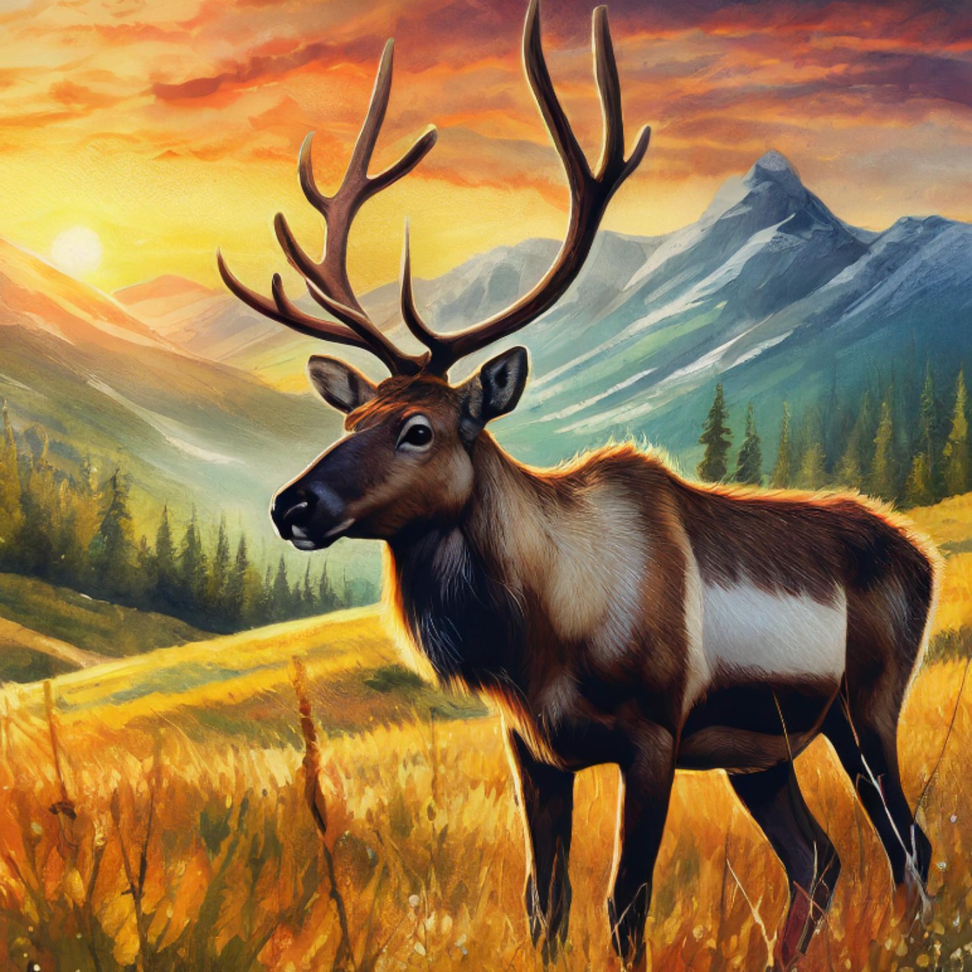 Caribou (adik) - Anishinaabe WOTD