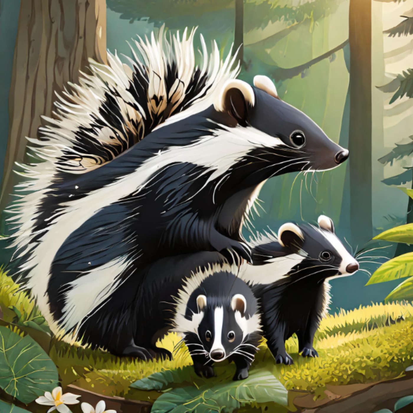 Skunk (zhigaag) - Anishinaabe WOTD