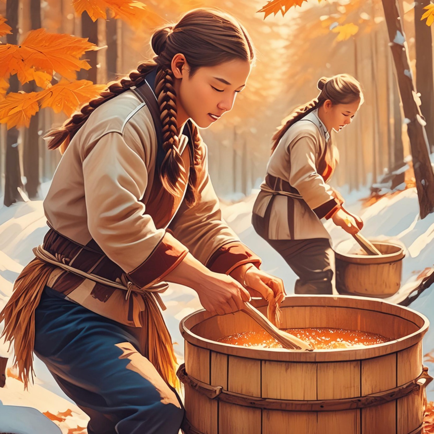 Maple Sugar Camp (iskigamizigan) - Anishinaabe WOTD