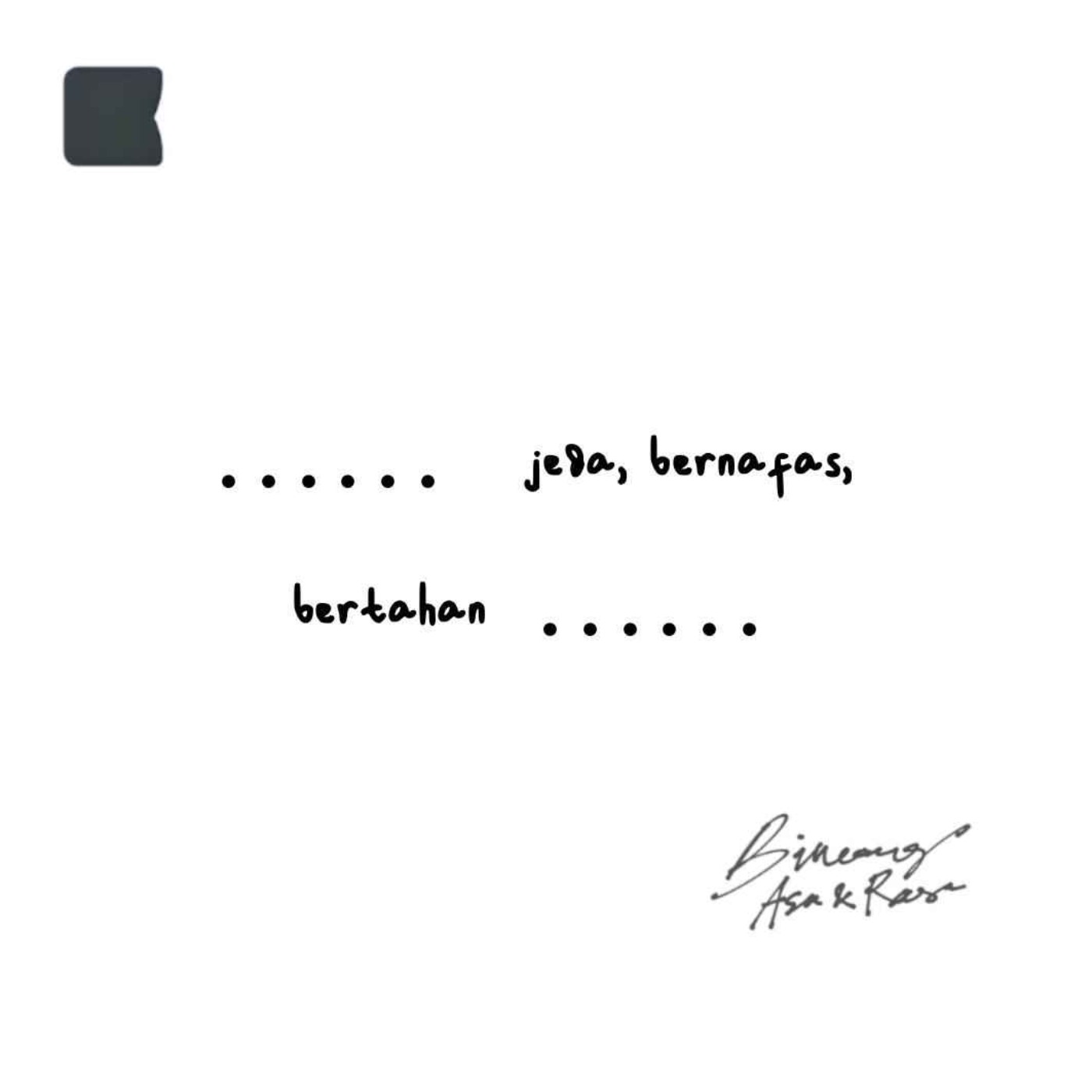 Mengambil jeda untuk diri