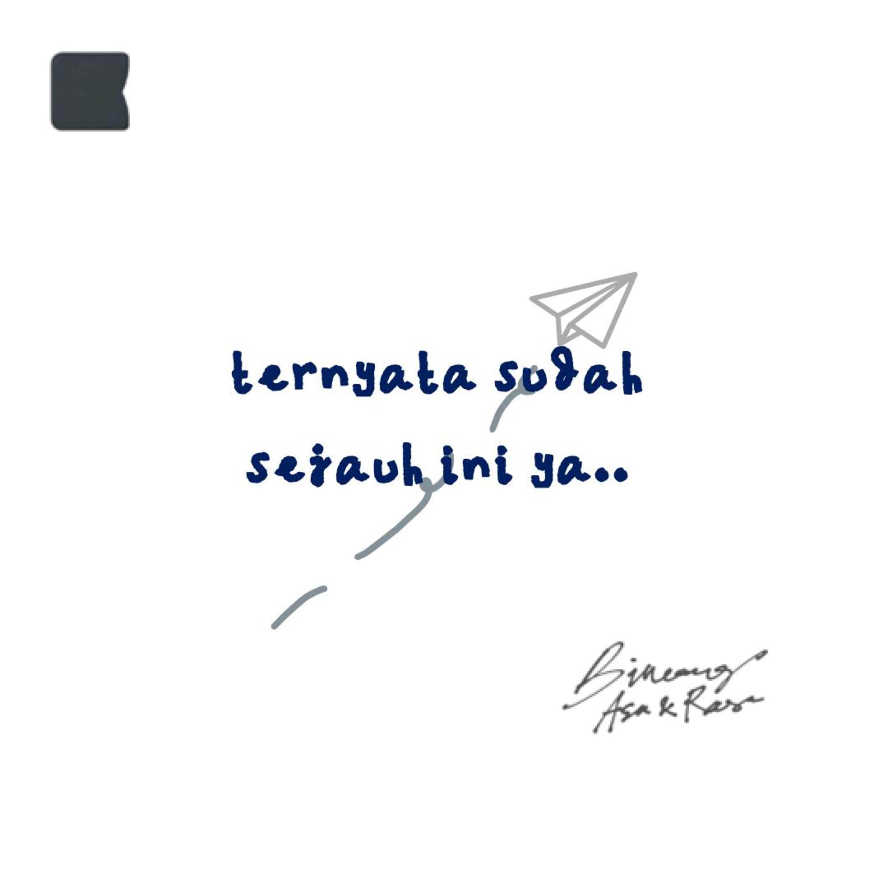 Ternyata sudah sejauh ini ya?