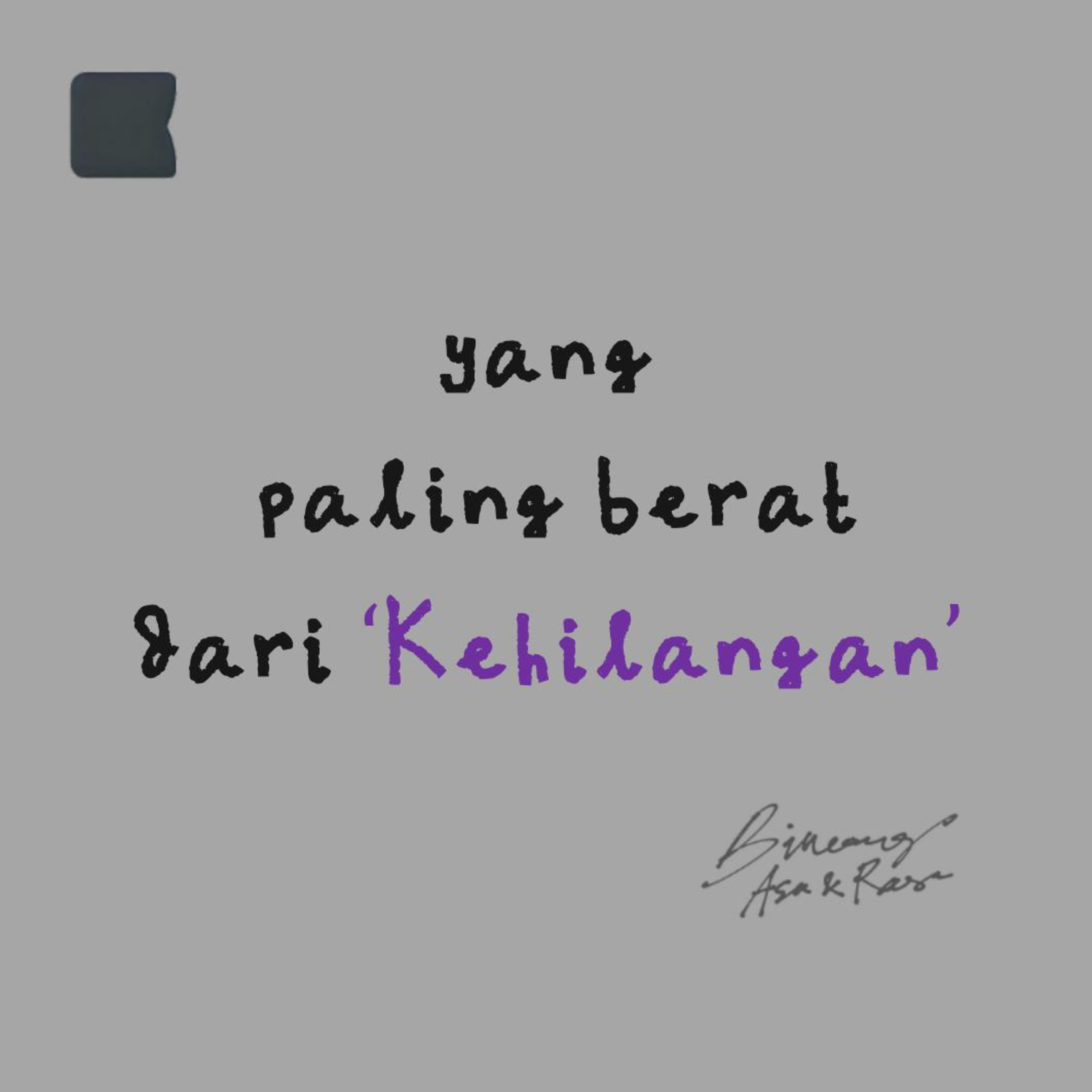 Yang paling berat dari 'Kehilangan' episode artwork