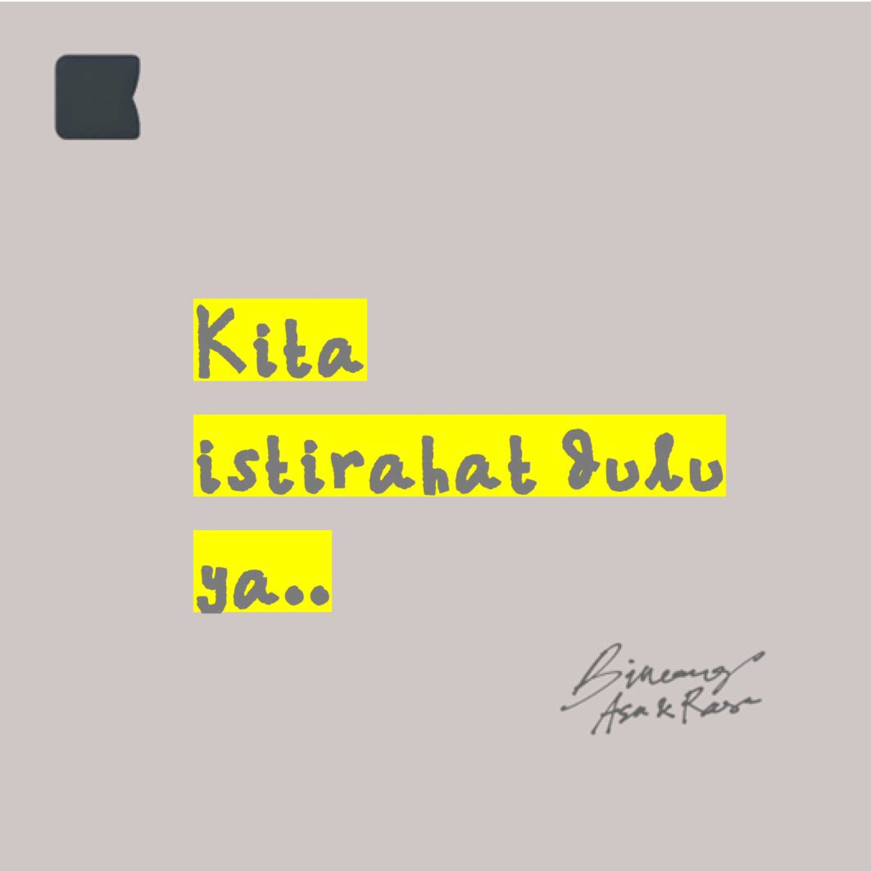Bincang Asa dan Rasa