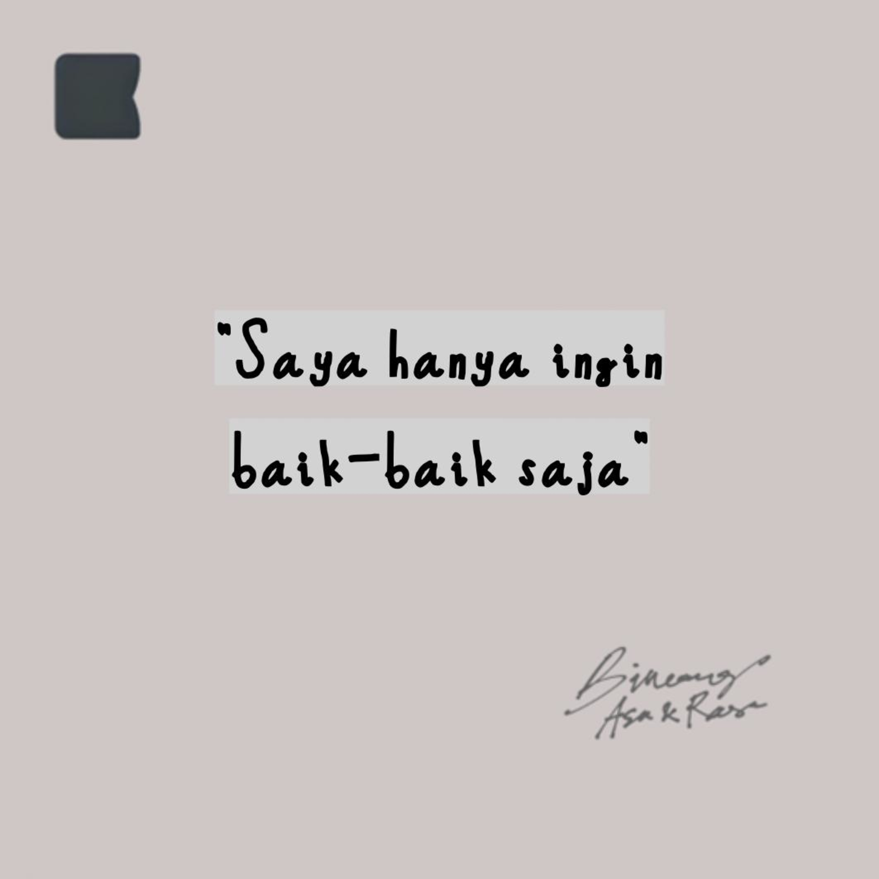 “Saya hanya ingin baik-baik saja” episode artwork