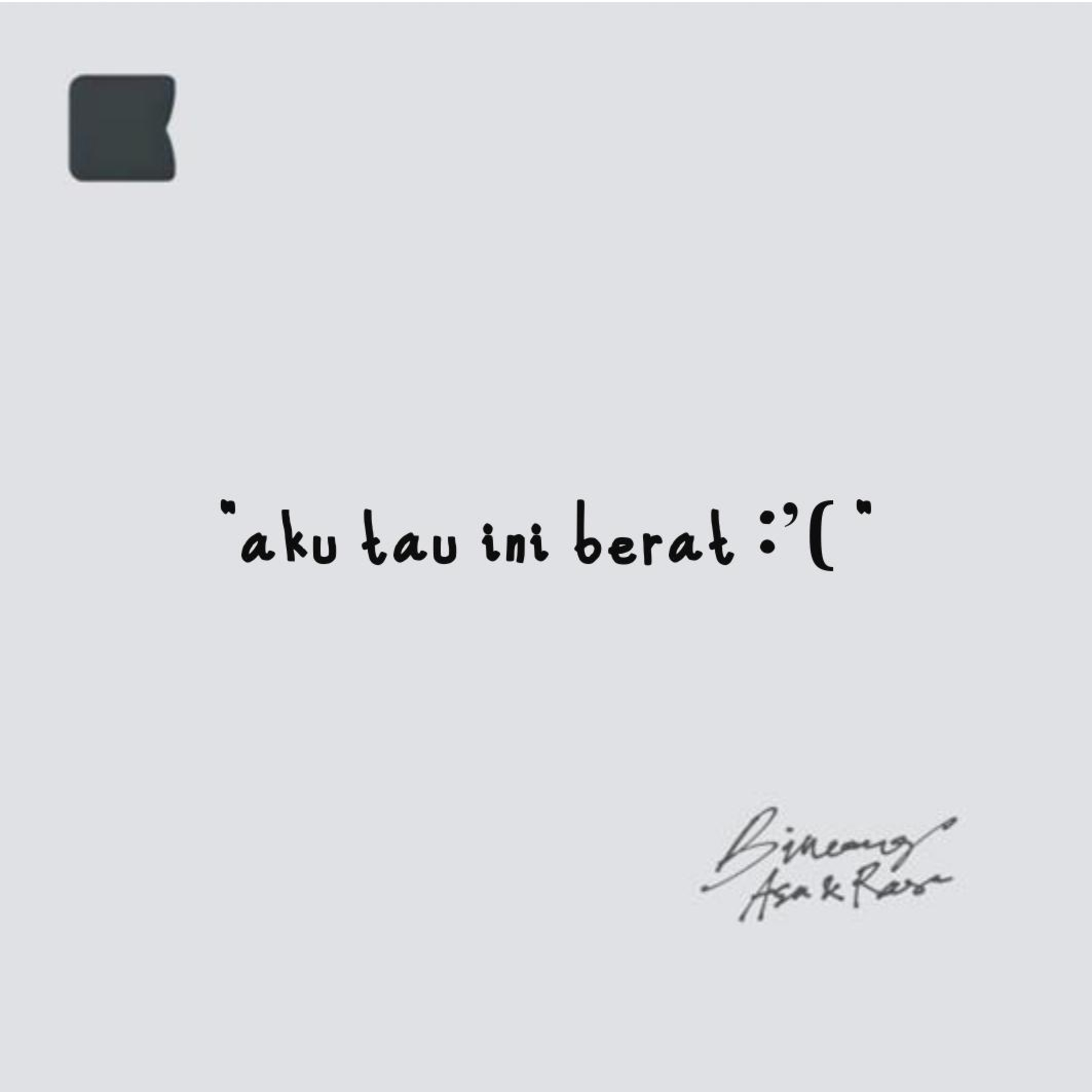 Bincang Asa dan Rasa