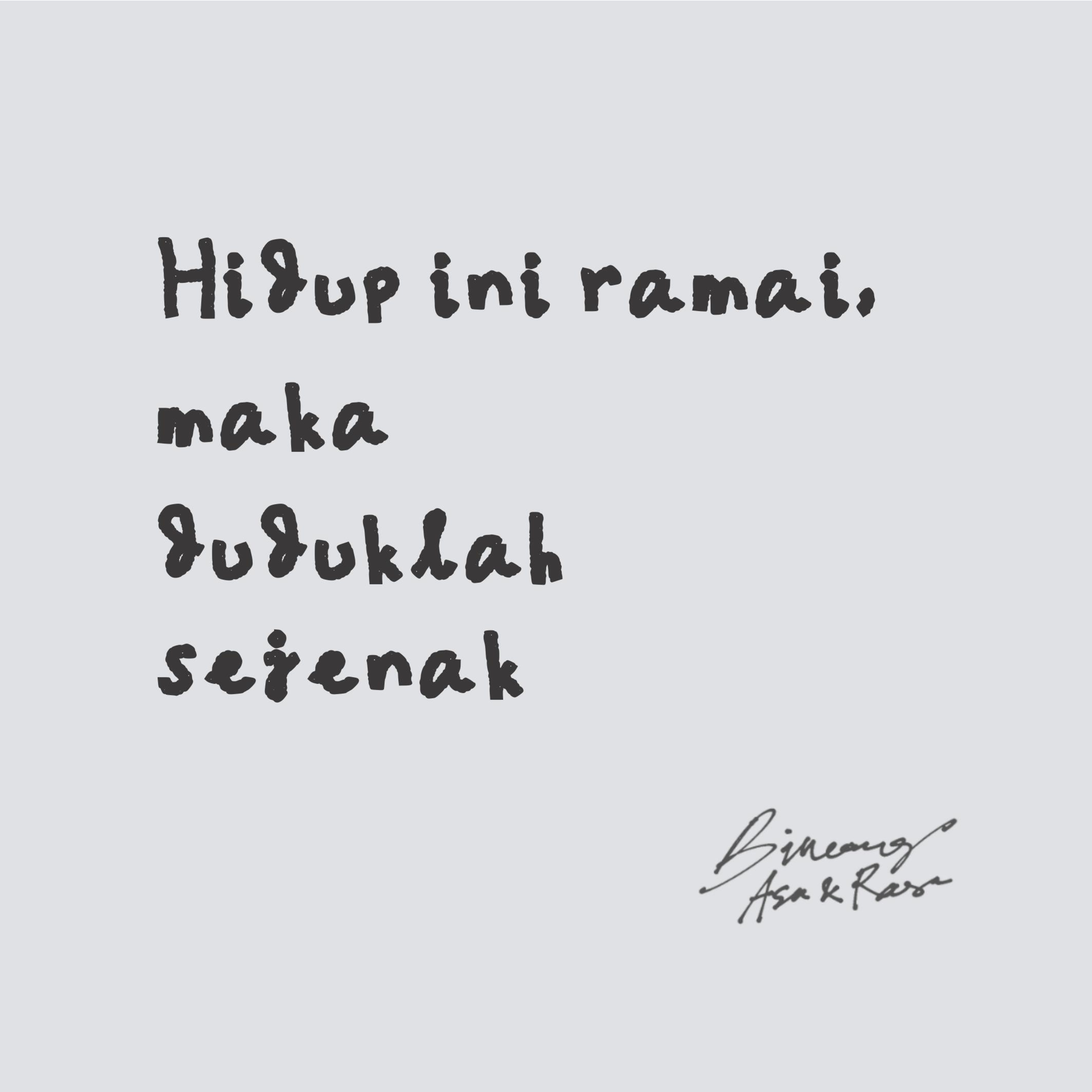 Bincang Asa dan Rasa