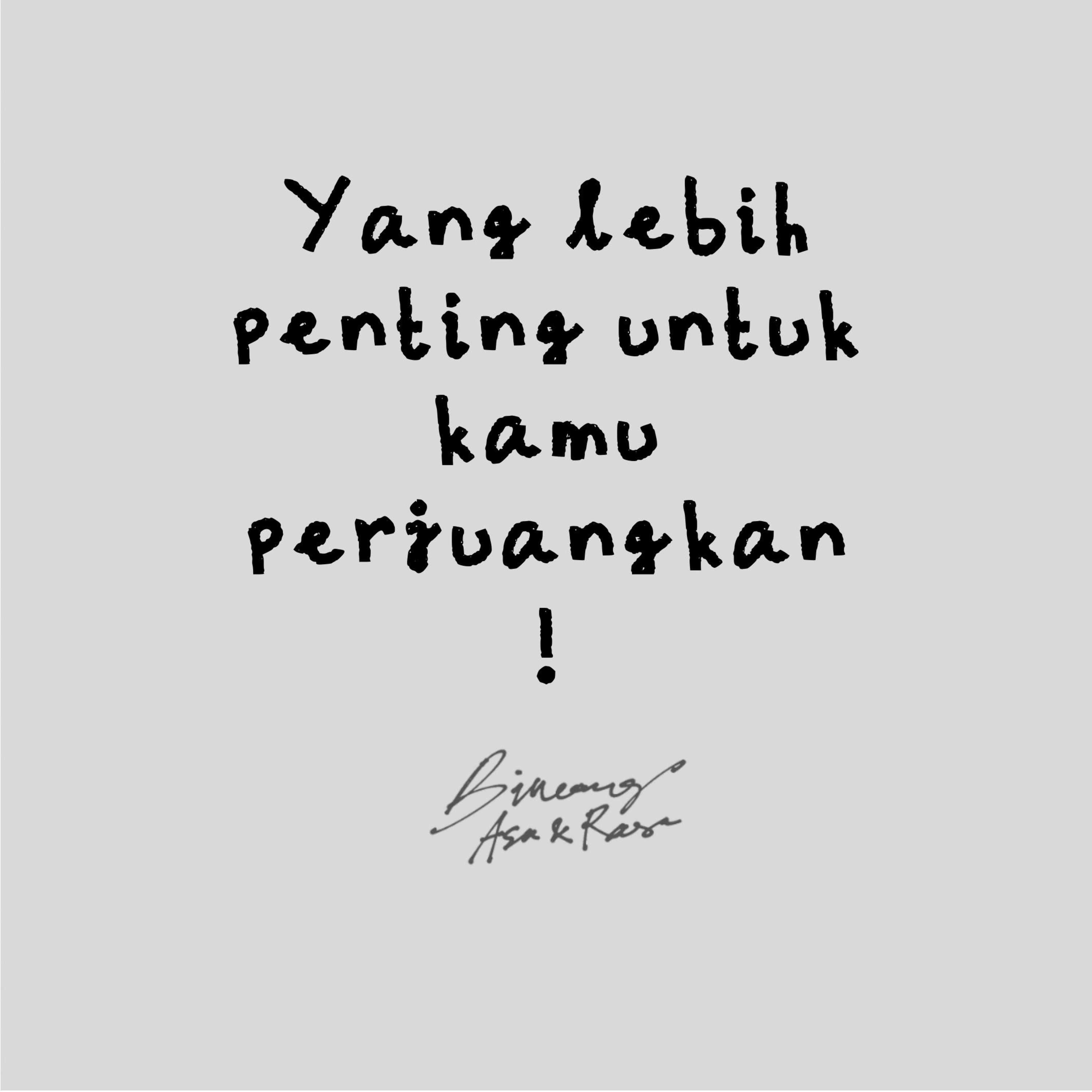 Bincang Asa dan Rasa