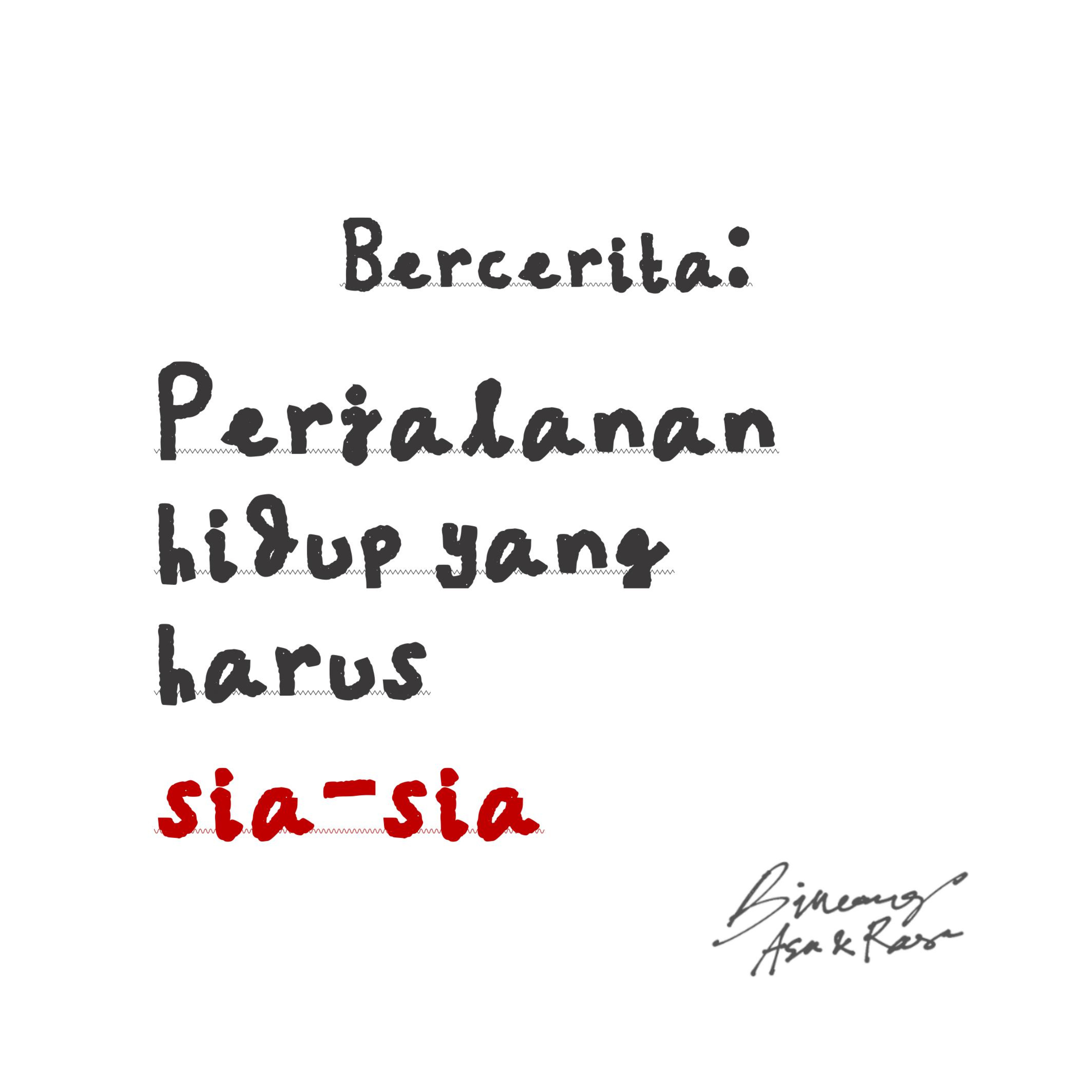 Bincang Asa dan Rasa
