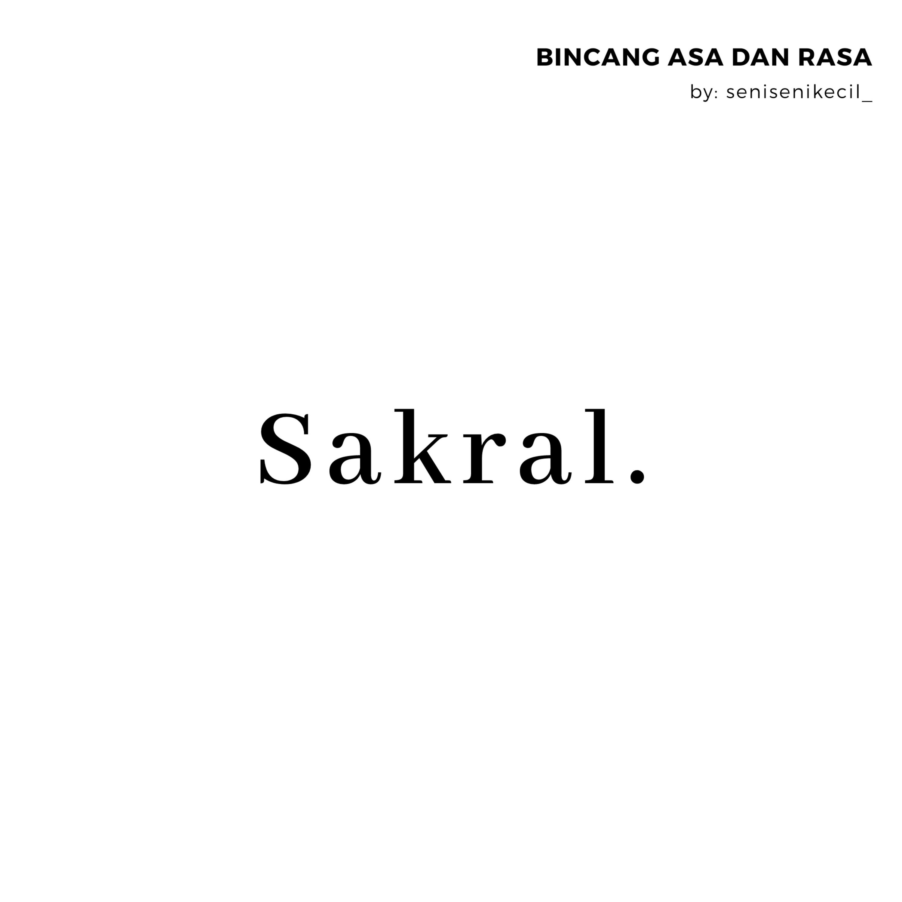 Bincang Asa dan Rasa