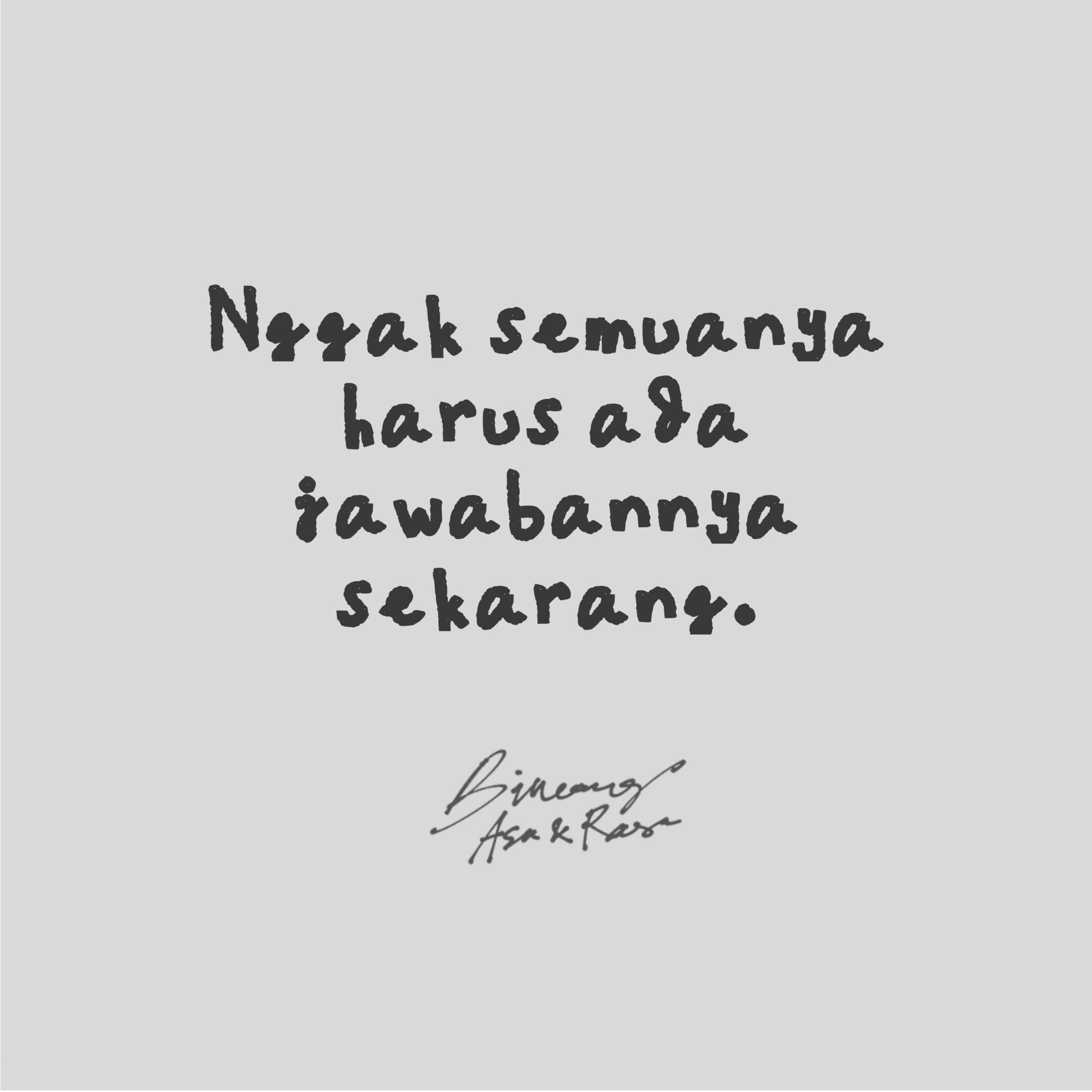 Bincang Asa dan Rasa