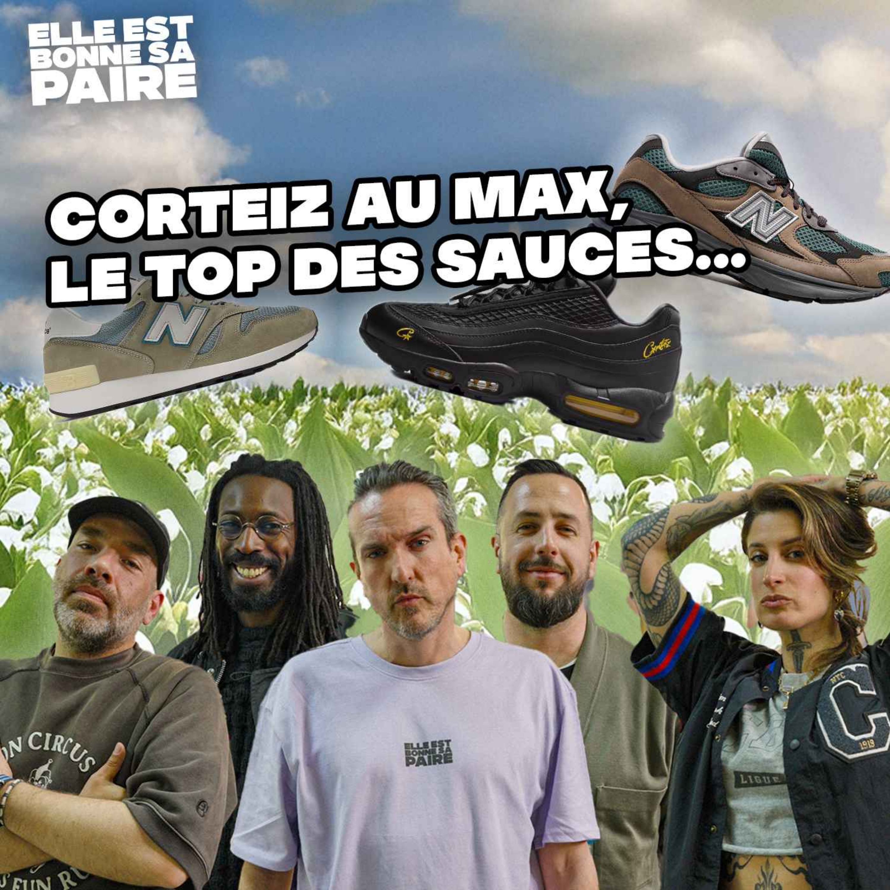 Corteiz au max (95 lol), nos sauces pref et une New Balance à 300 balles&%238230; 😵‍💫