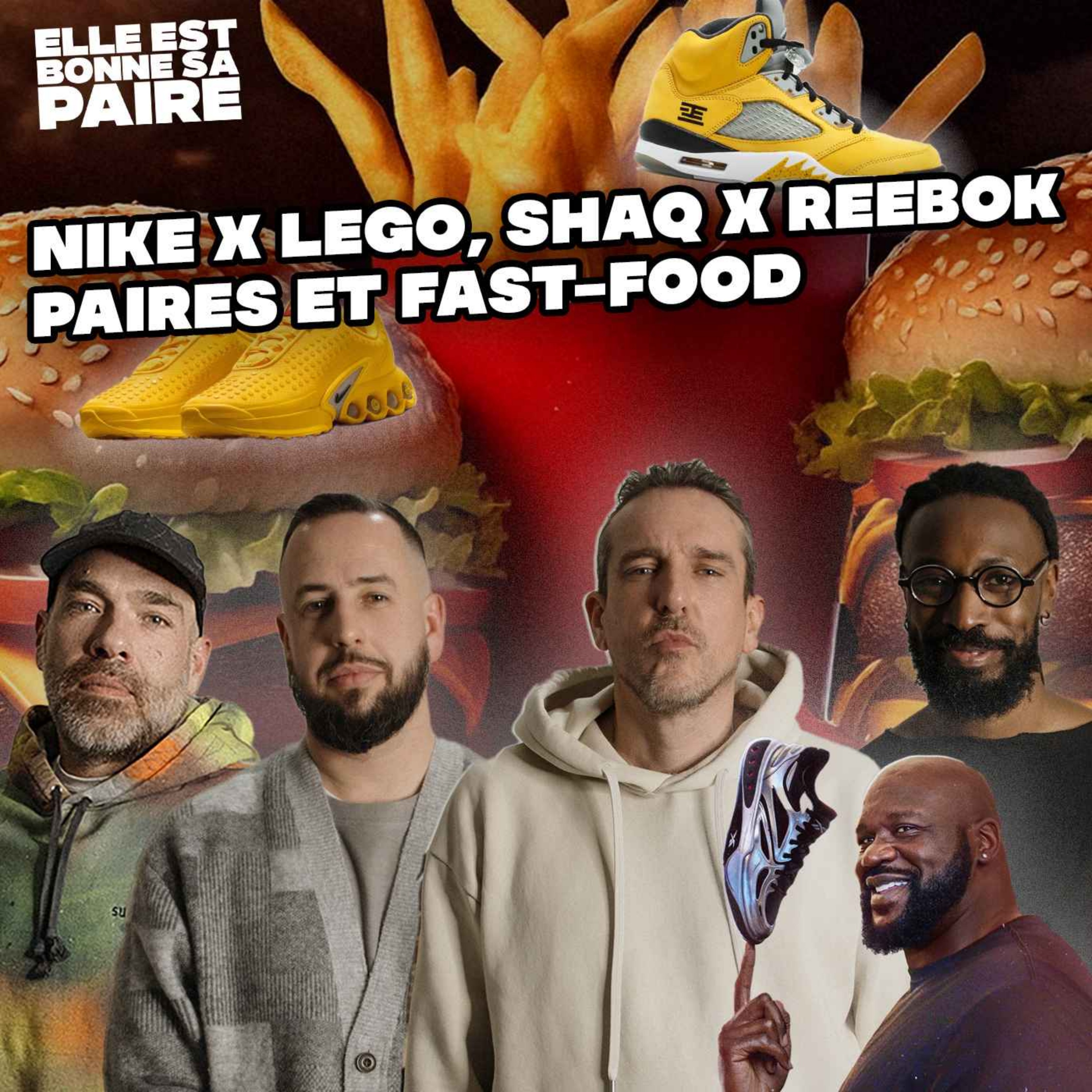 Nike x Lego, Shaq x Reebok, on juge des paires et des fast-food 💪🧱🍟