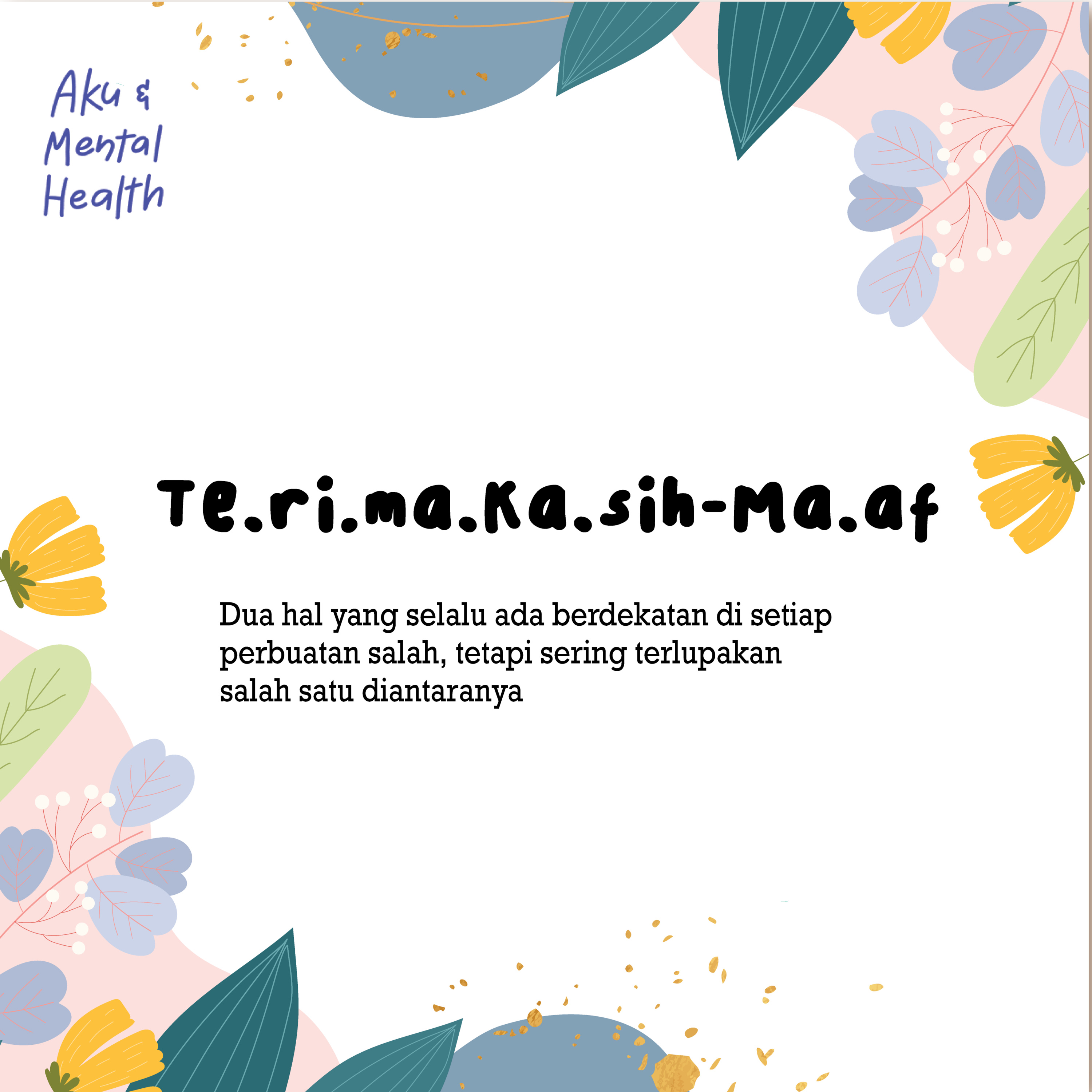 Aku dan Mental Health 🍉
