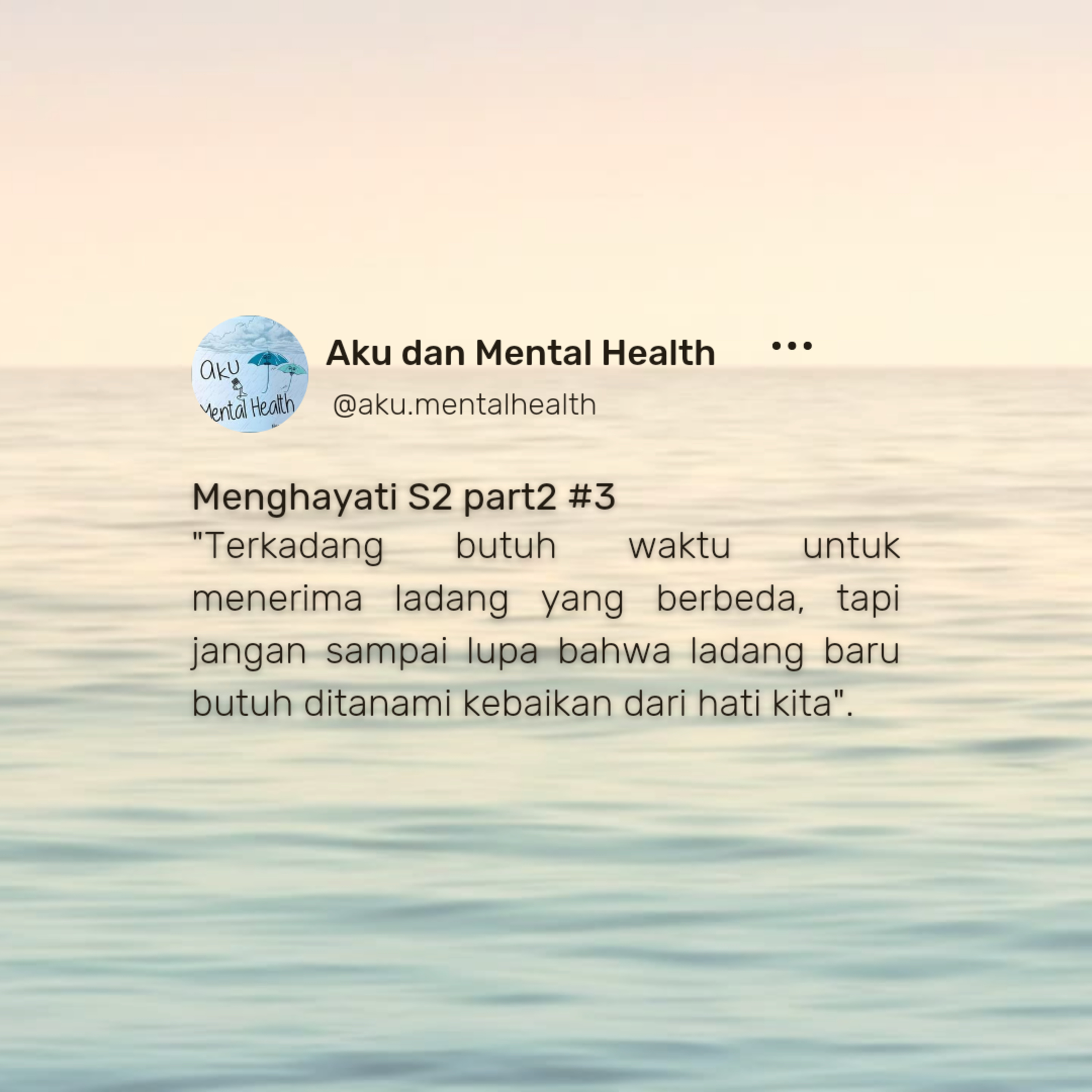 Aku dan Mental Health 🍉