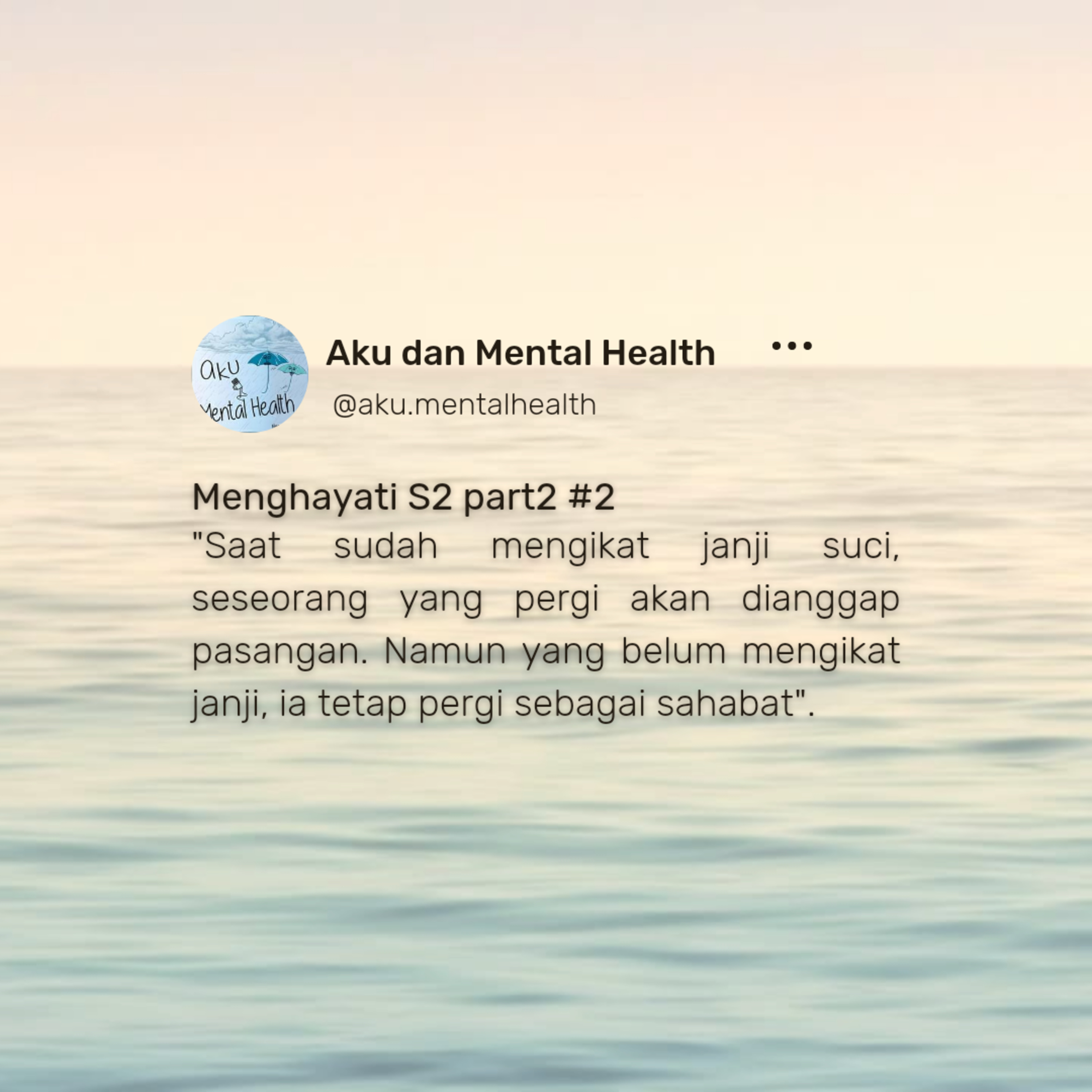 Aku dan Mental Health 🍉