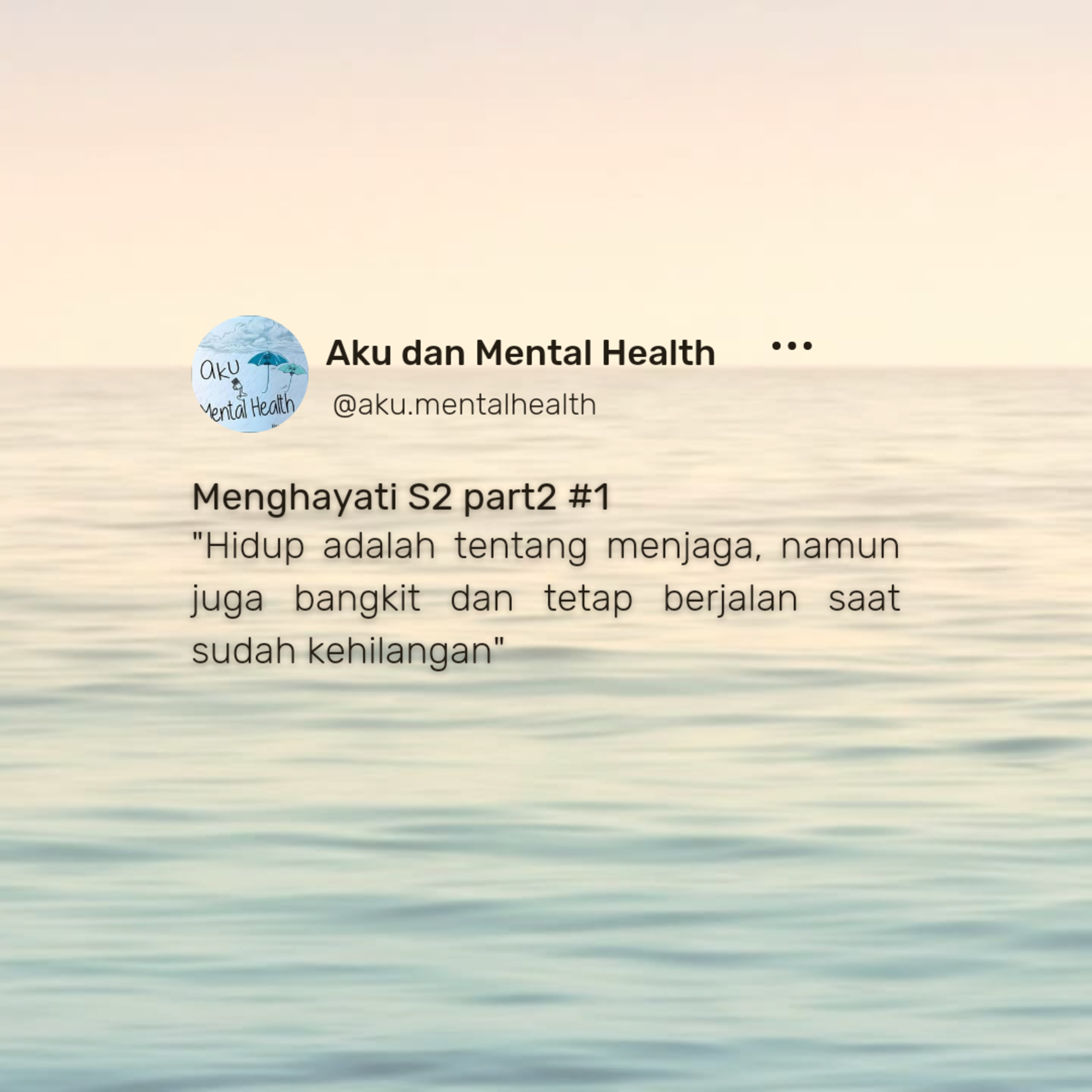 Aku dan Mental Health 🍉