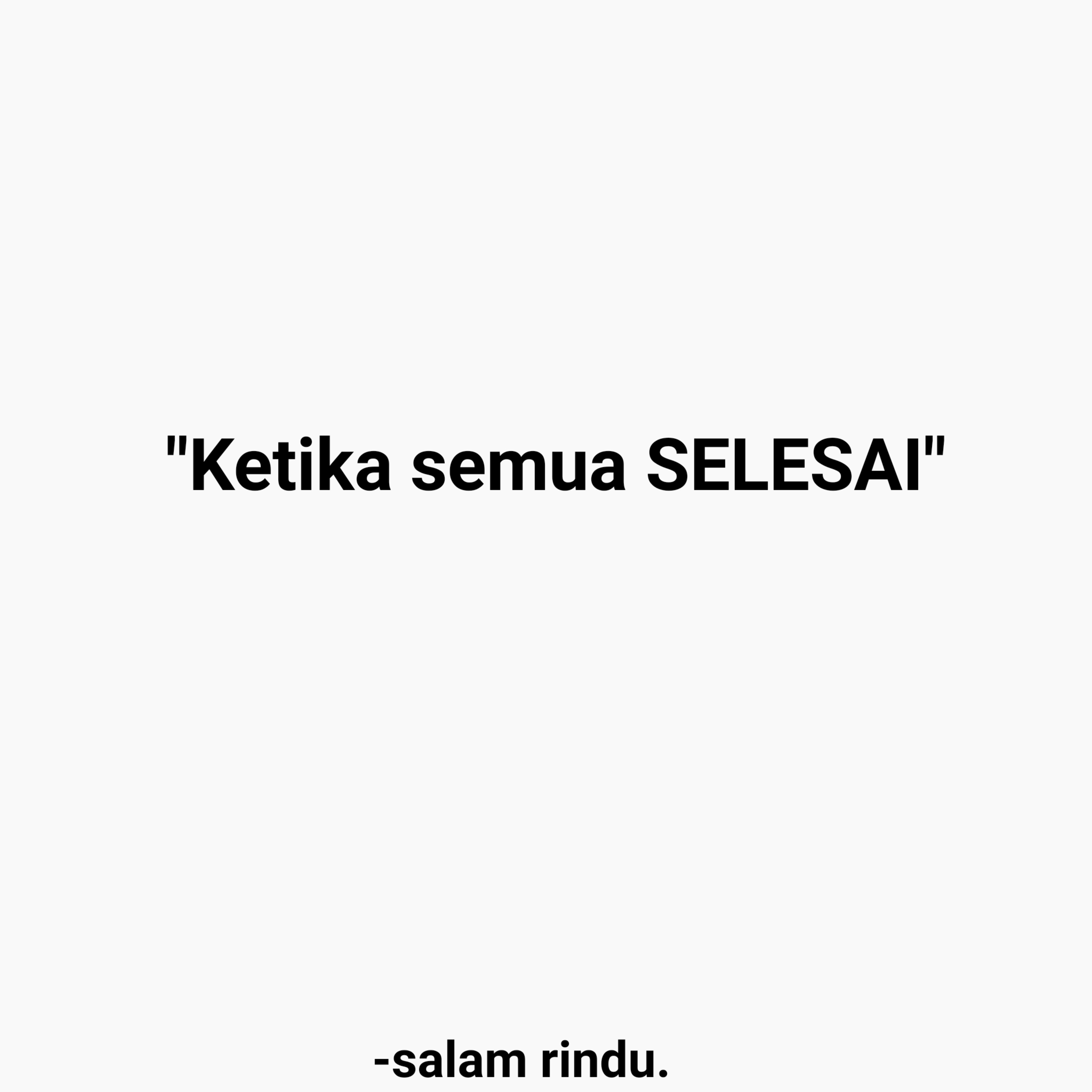 Salam Rindu