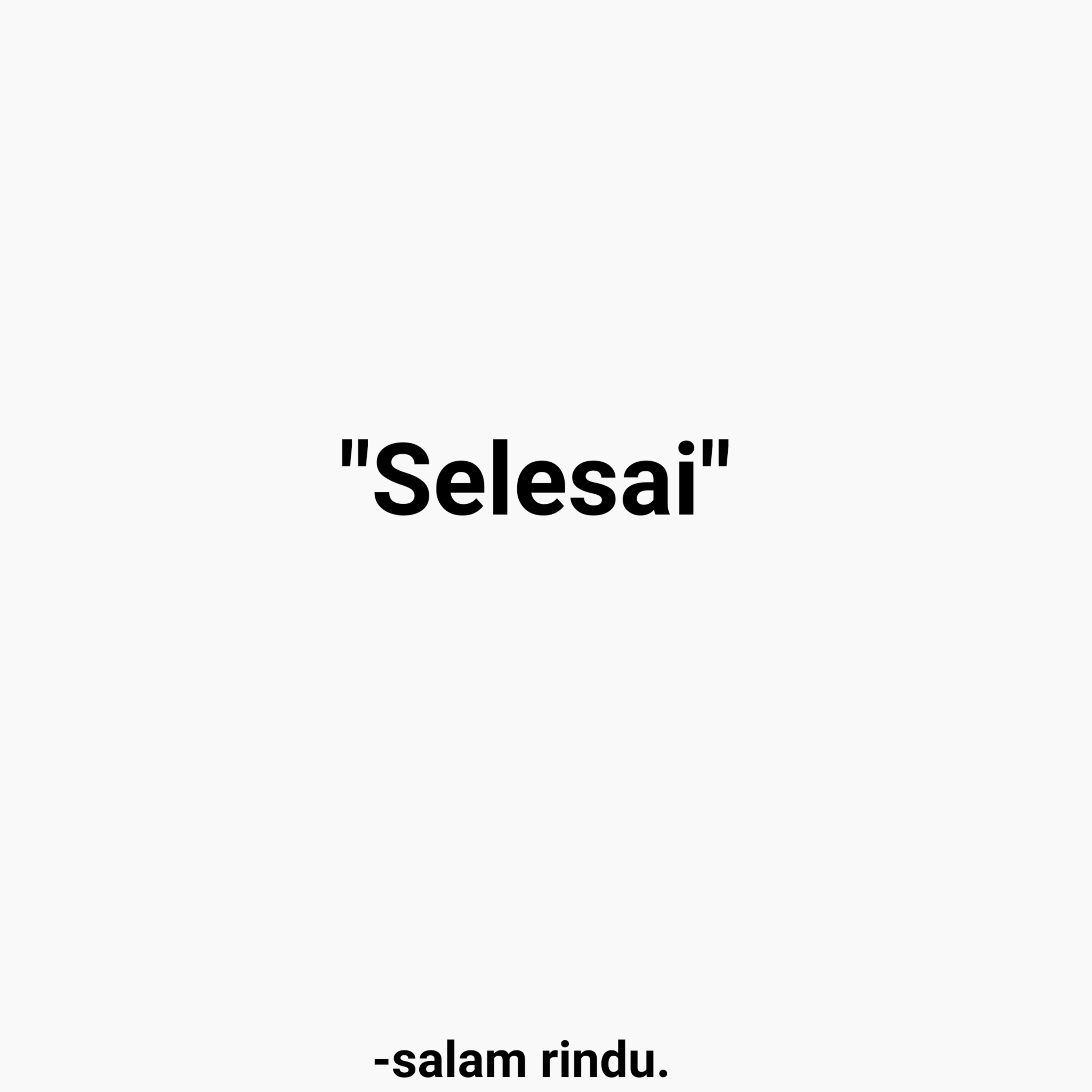 Salam Rindu