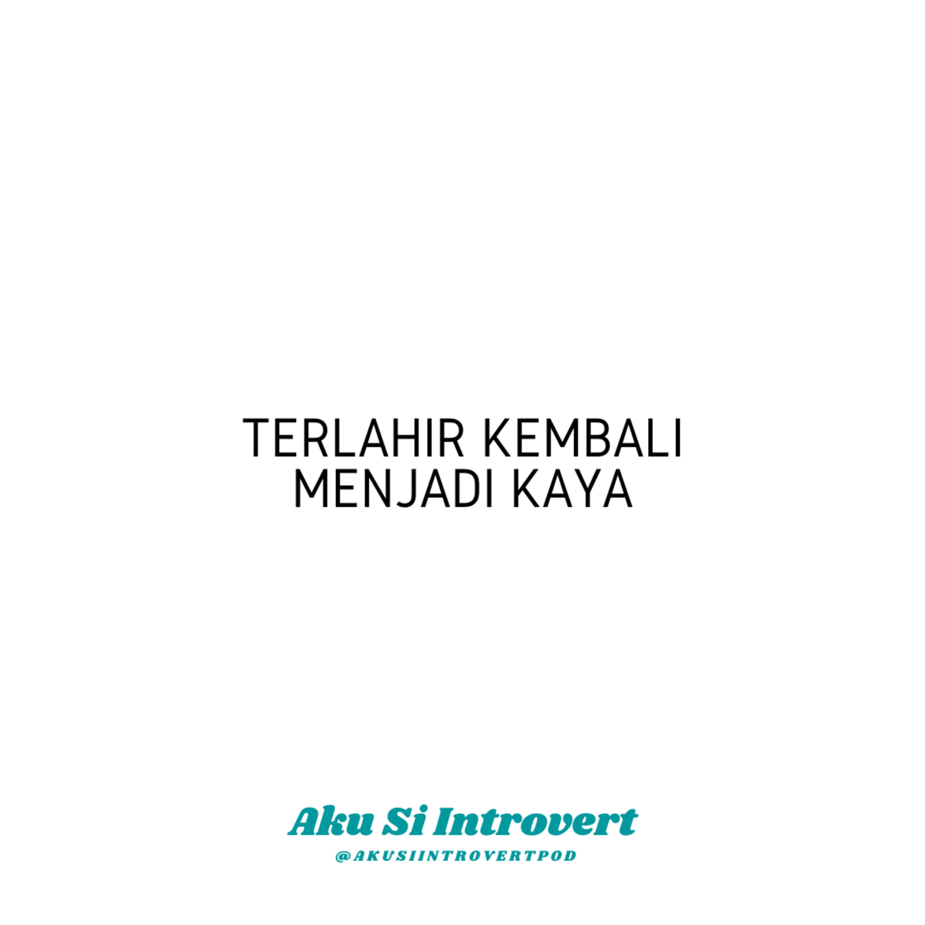 Aku Si Introvert