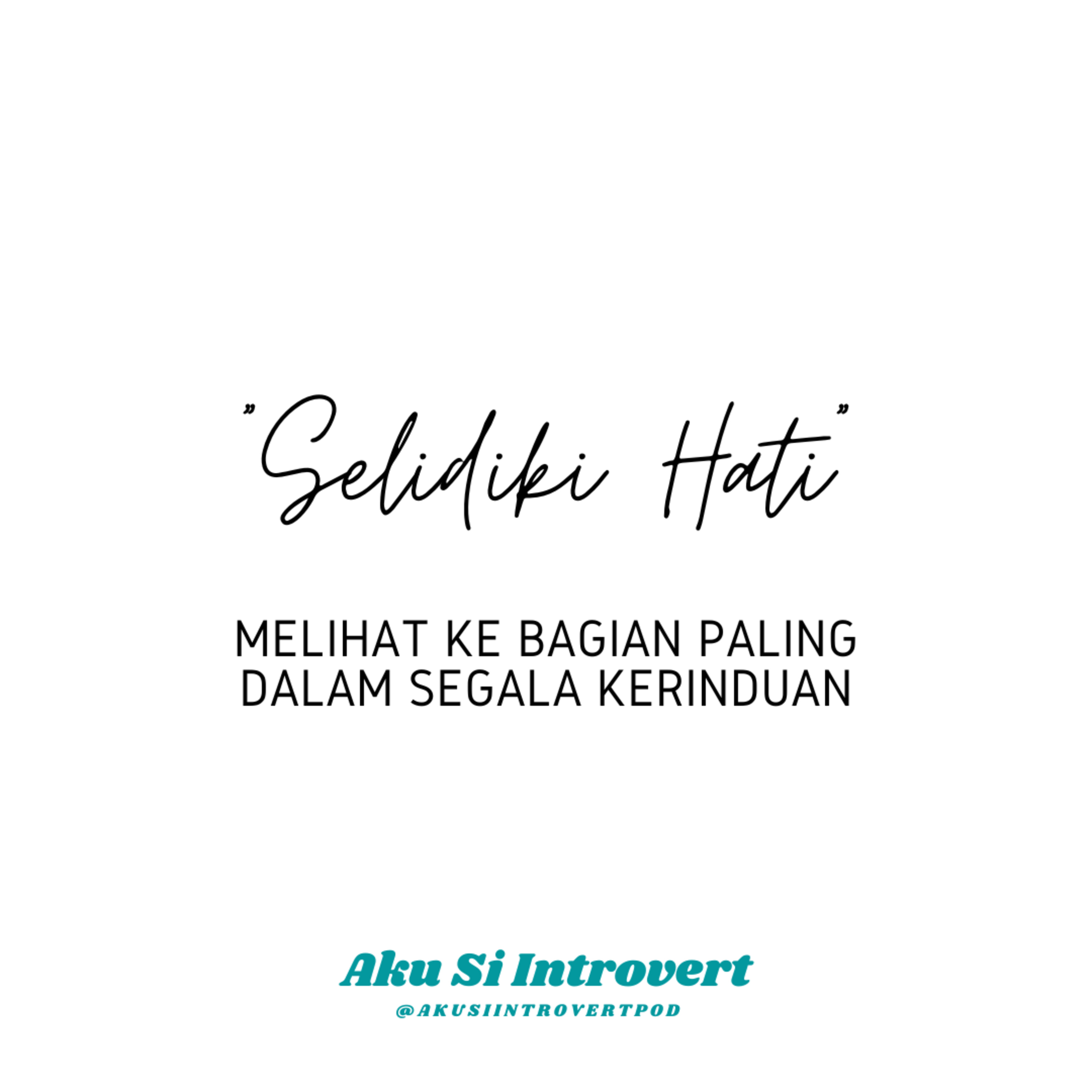 Aku Si Introvert