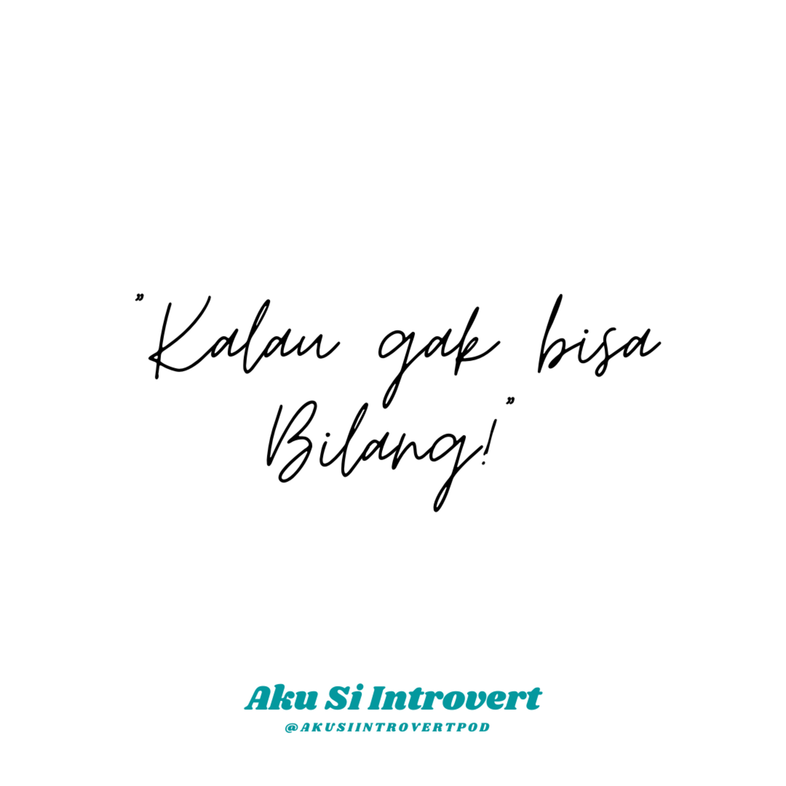 Aku Si Introvert