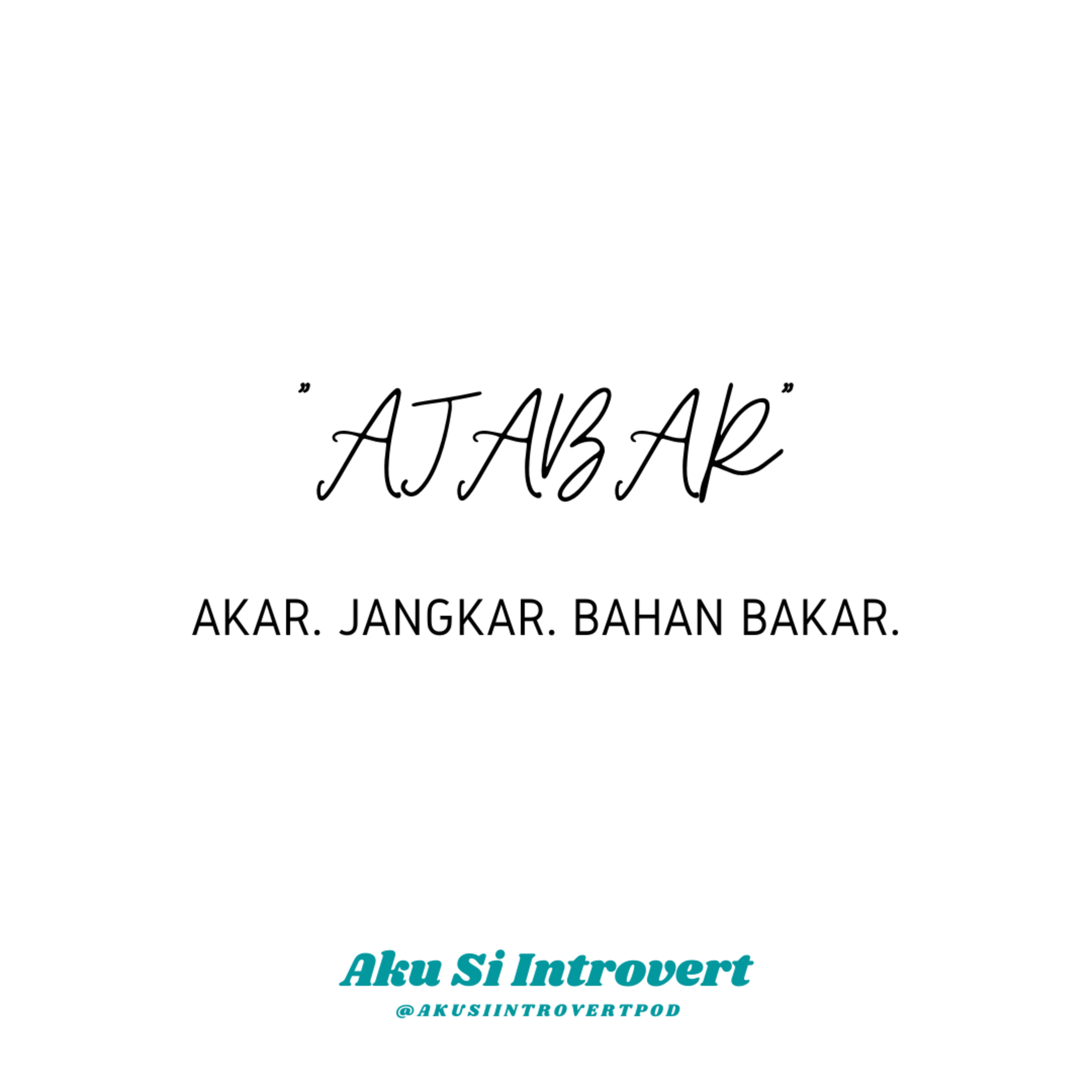 Aku Si Introvert