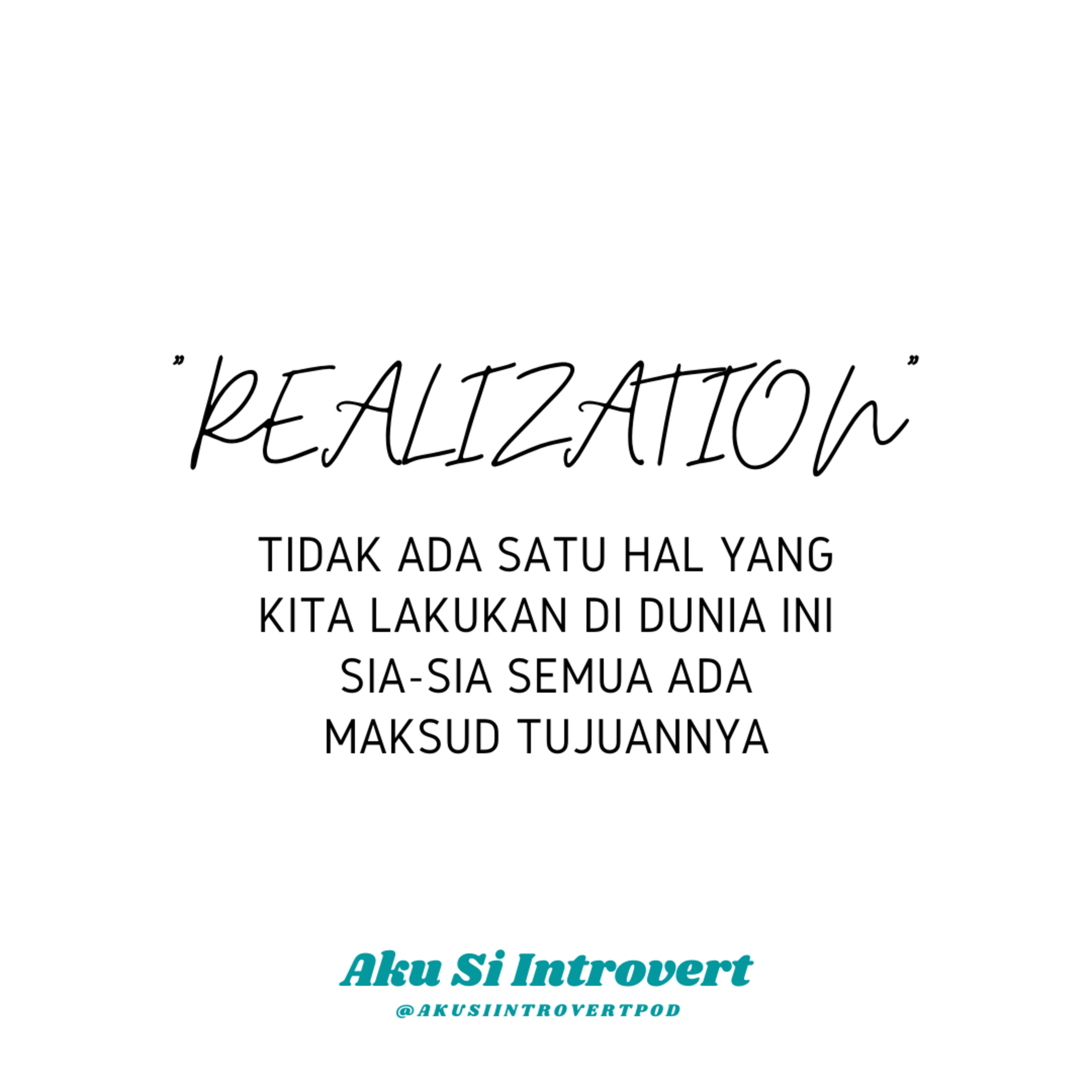 Aku Si Introvert