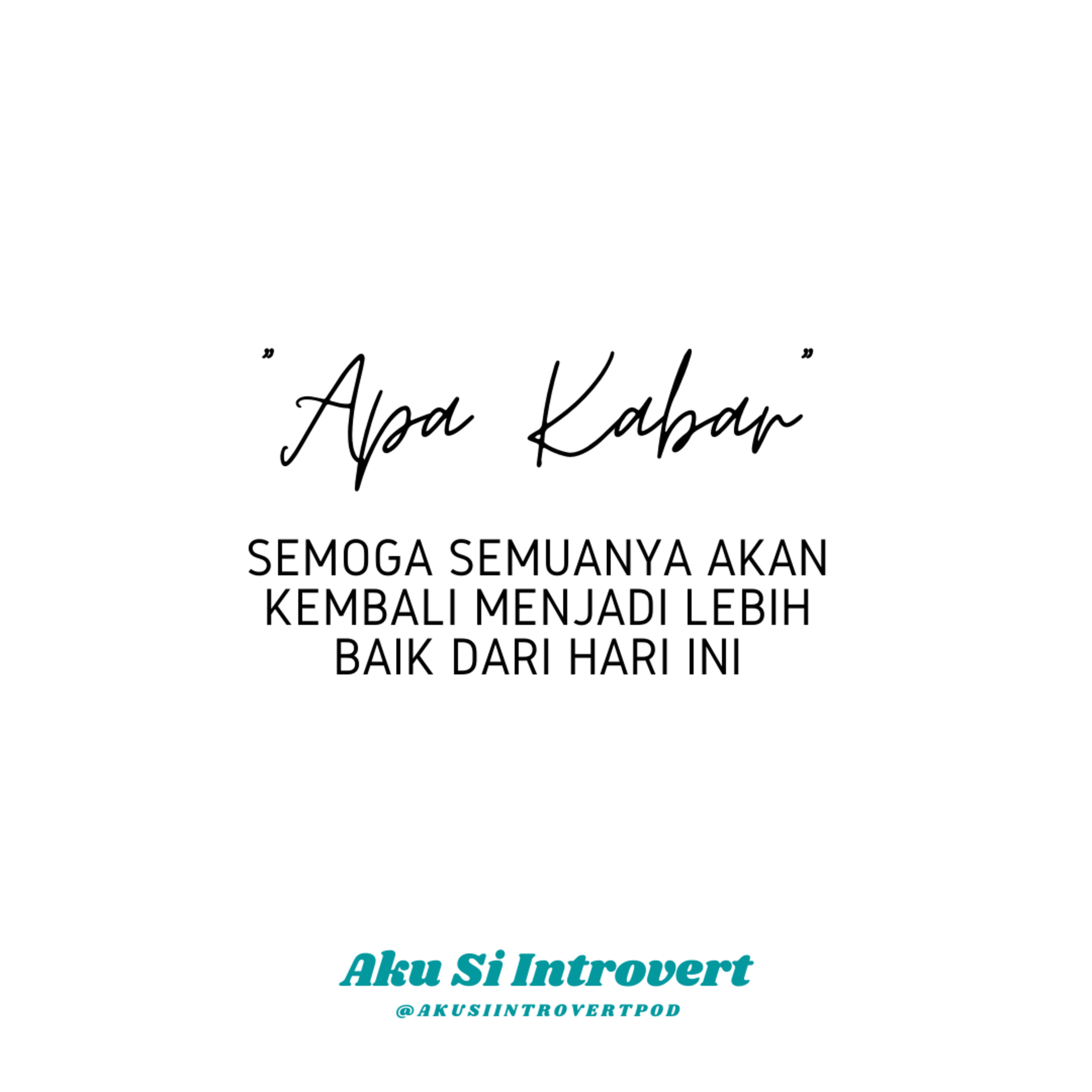 Aku Si Introvert