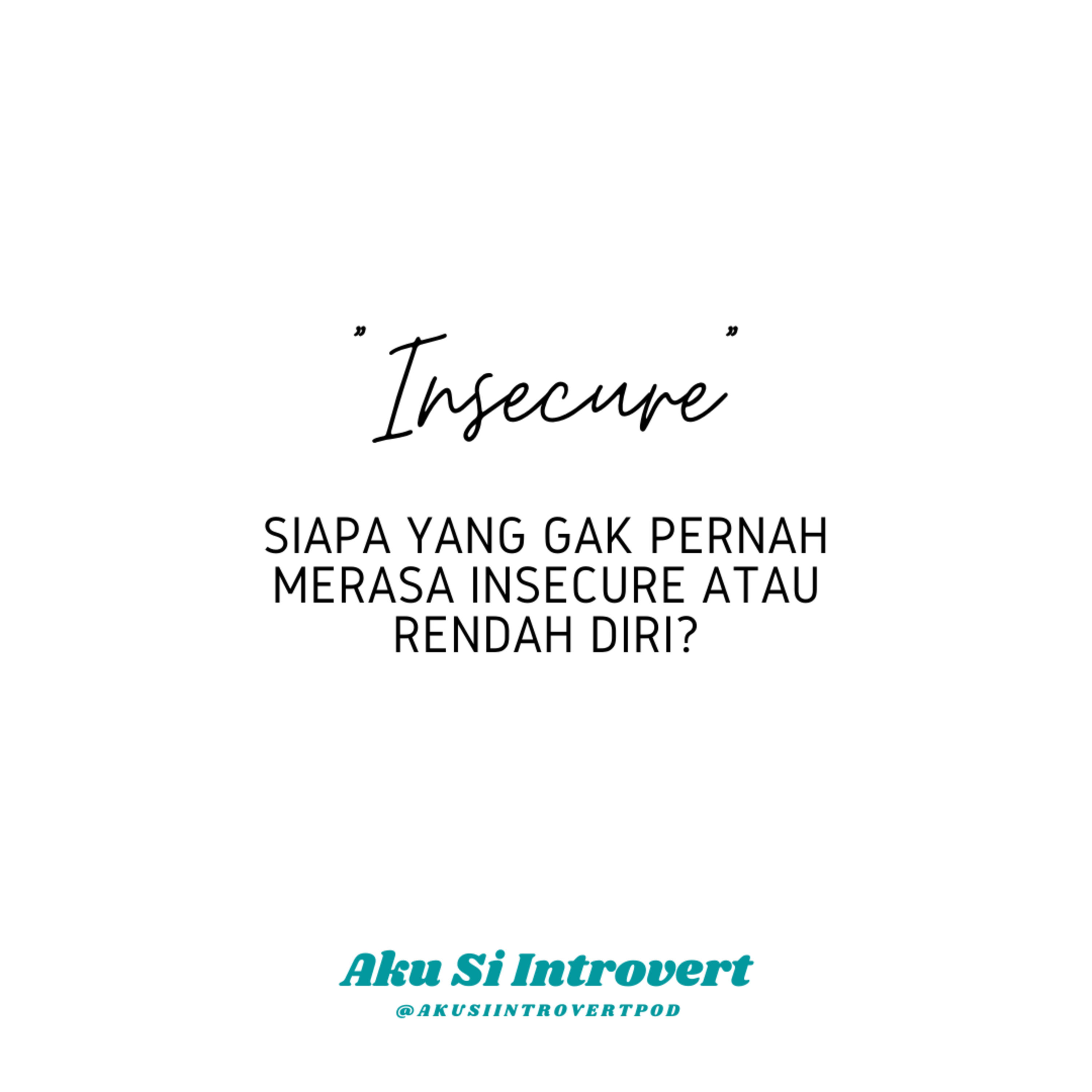 Aku Si Introvert