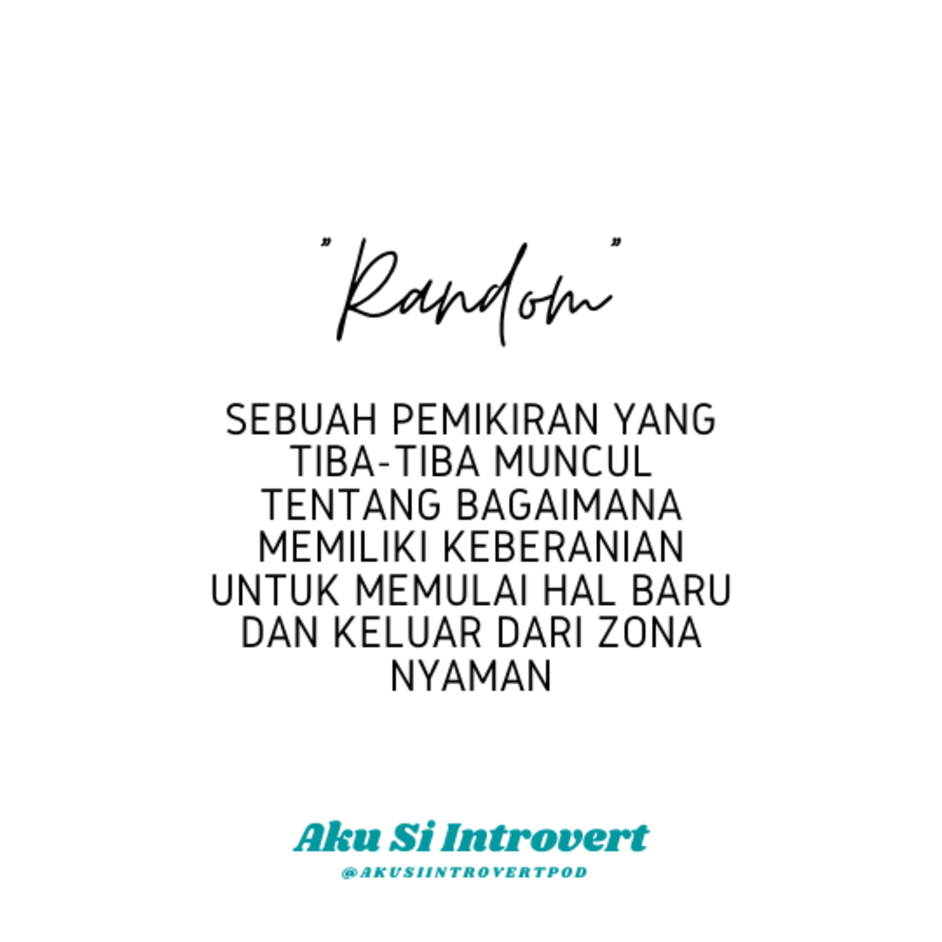Aku Si Introvert