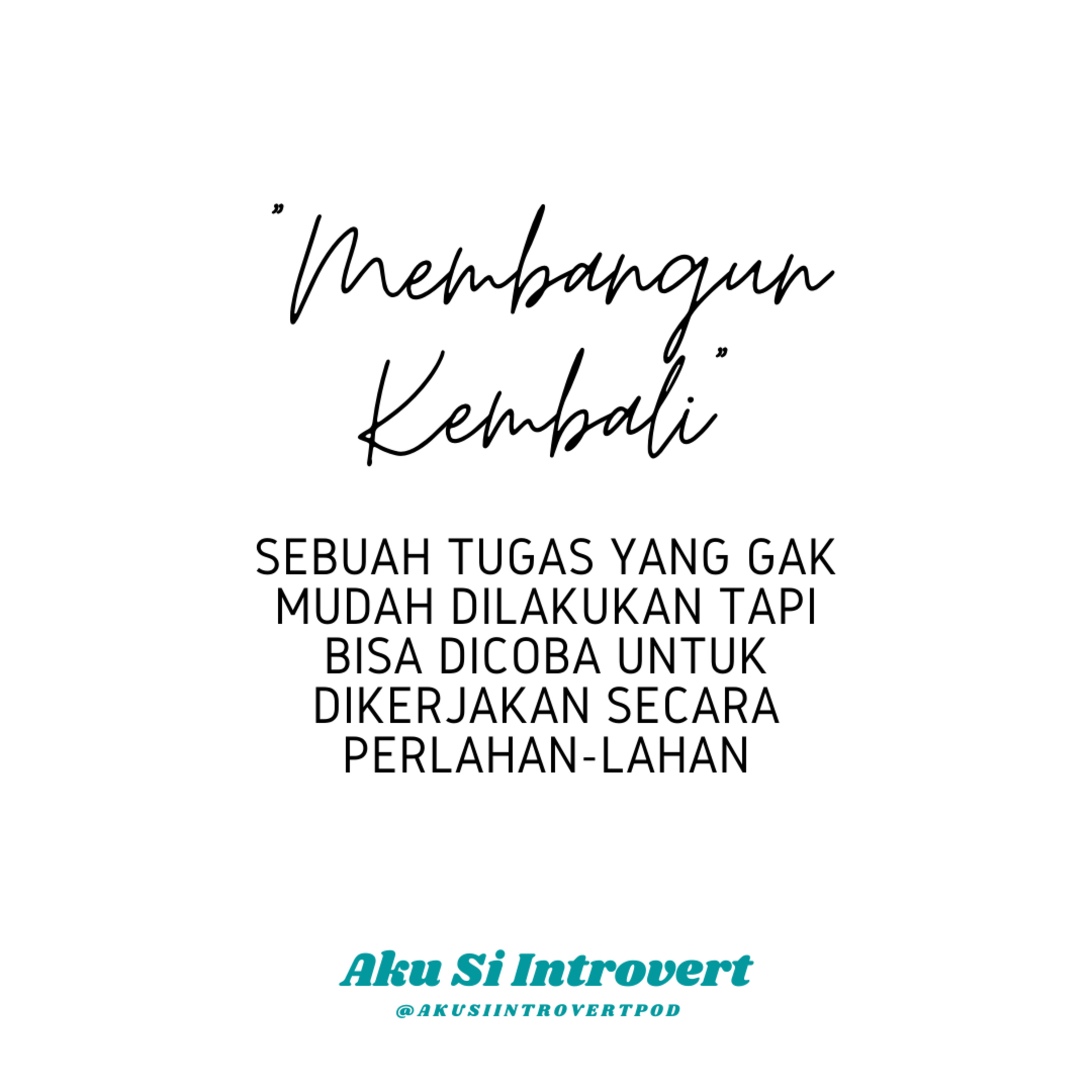 Aku Si Introvert