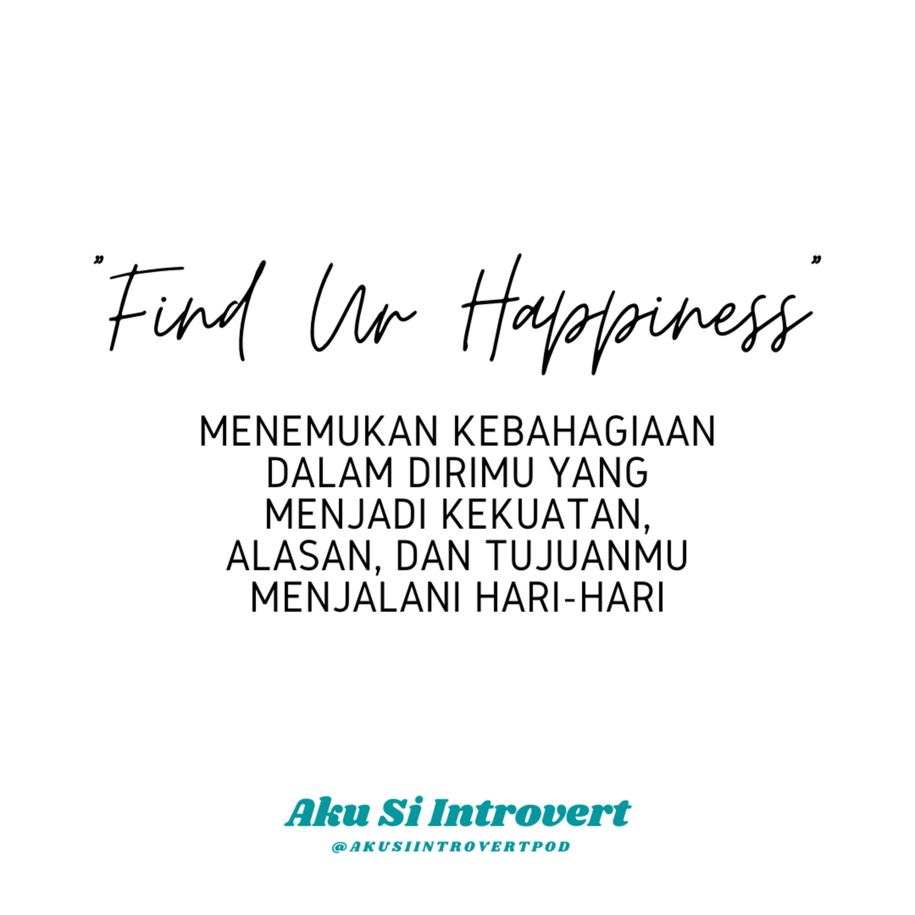Aku Si Introvert