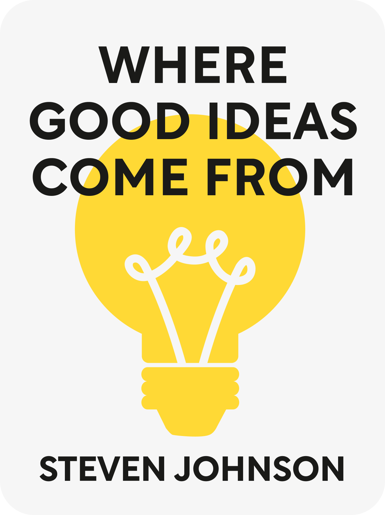Where Good Ideas Come From  The Natural History of Innovation  Steven Johnson