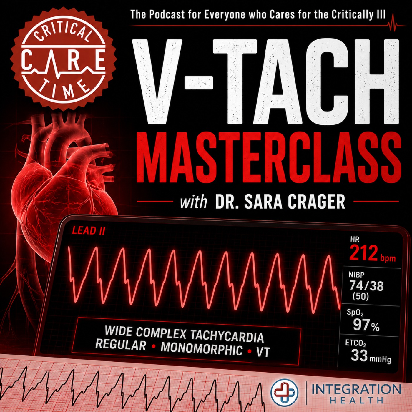 78. V-Tach Master Class with Dr. Sara Crager episode artwork