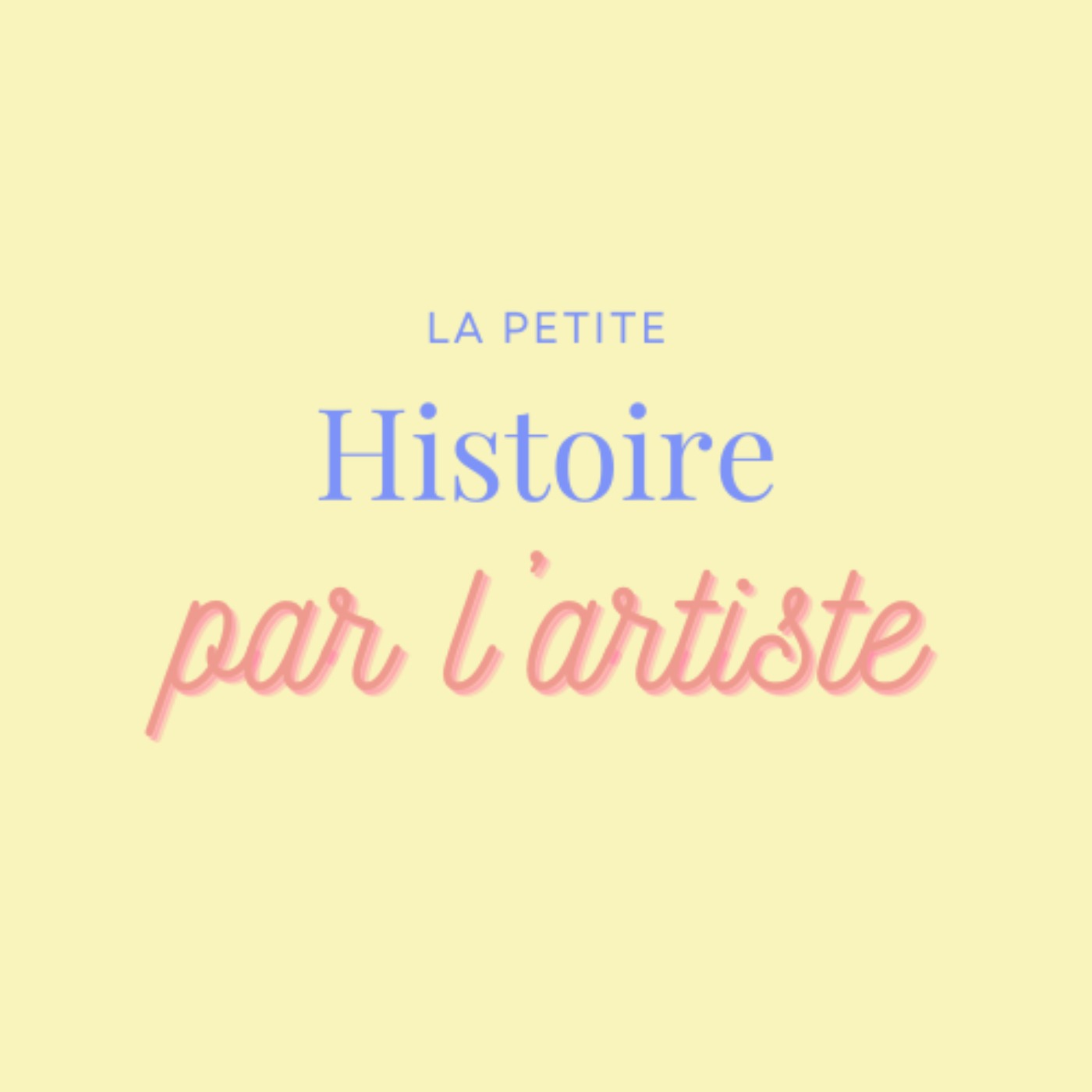 La petite Histoire de l\'œuvre