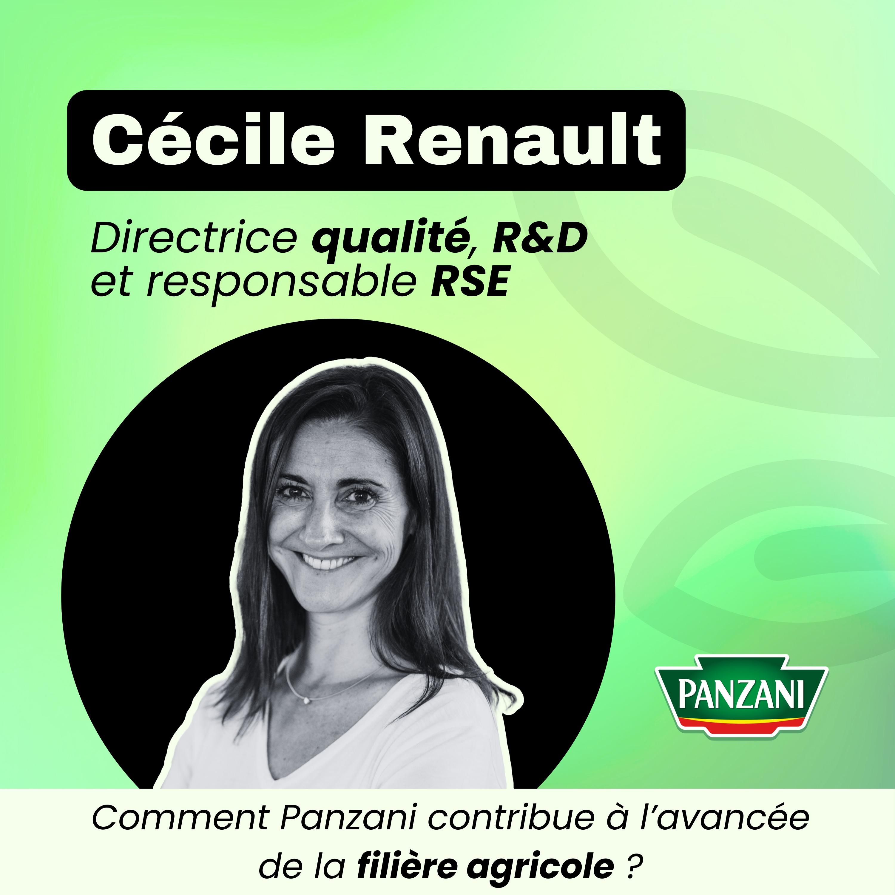 Comment Panzani contribue à l'avancée de la filière agricole ? avec Cécile Renault