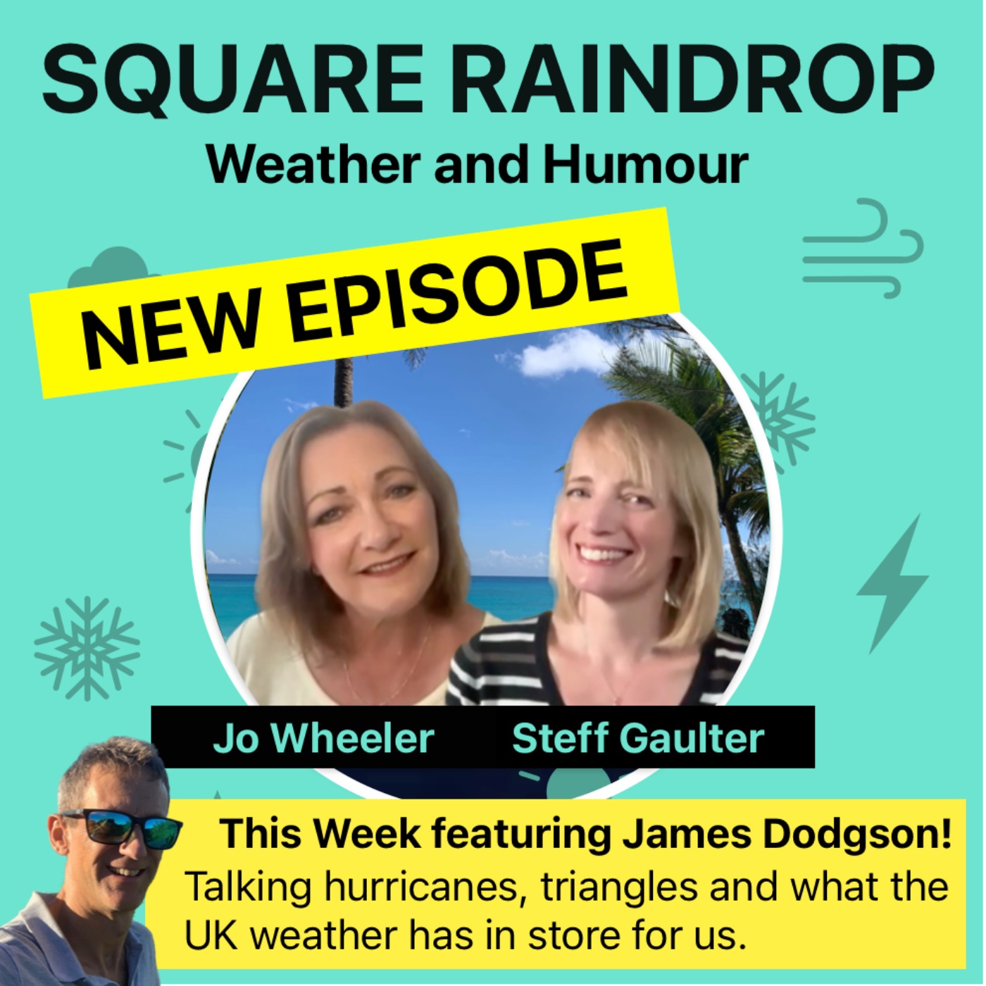Hurricanes, Storms & the Bermuda Triangle - Square Raindrop Podcast episode artwork