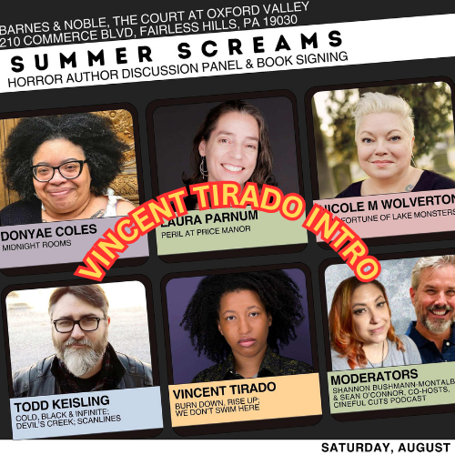 Summer Screams Author Panel: Vincent Tirado!