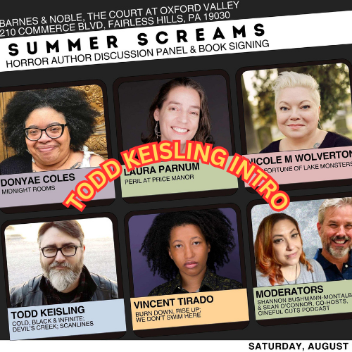 Summer Screams Author Panel: Todd Keisling!