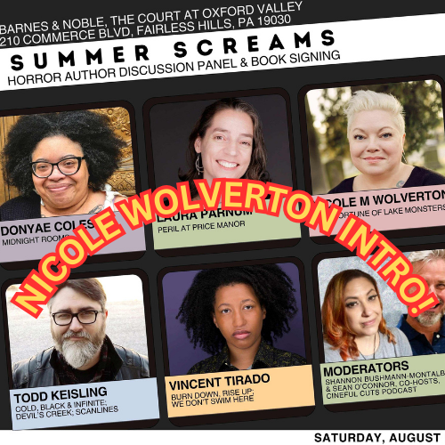 Summer Screams Author Panel: Nicole Wolverton!