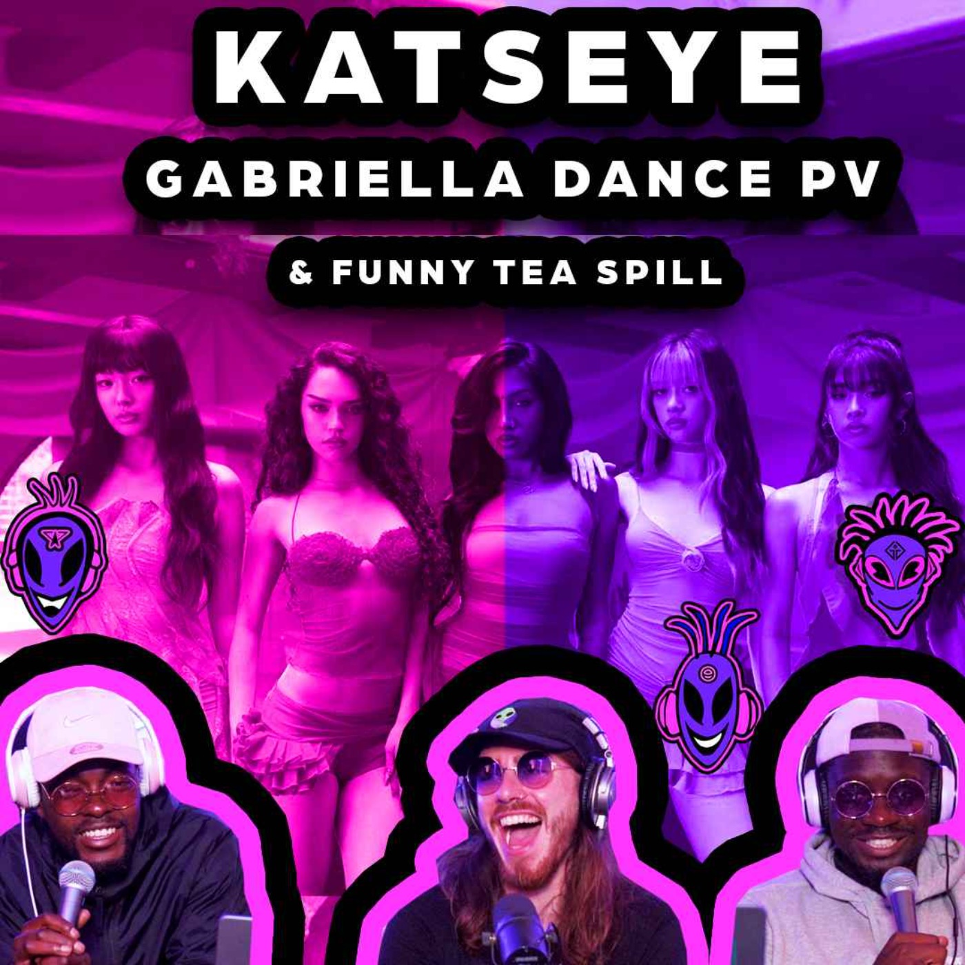 MUSIC ARTISTS REACT TO _ KATSEYE GABRIELLA (DANCE PV) & SPILT TEA _ EPISODE 101 _ THE JENKII SHOW💜👽💜