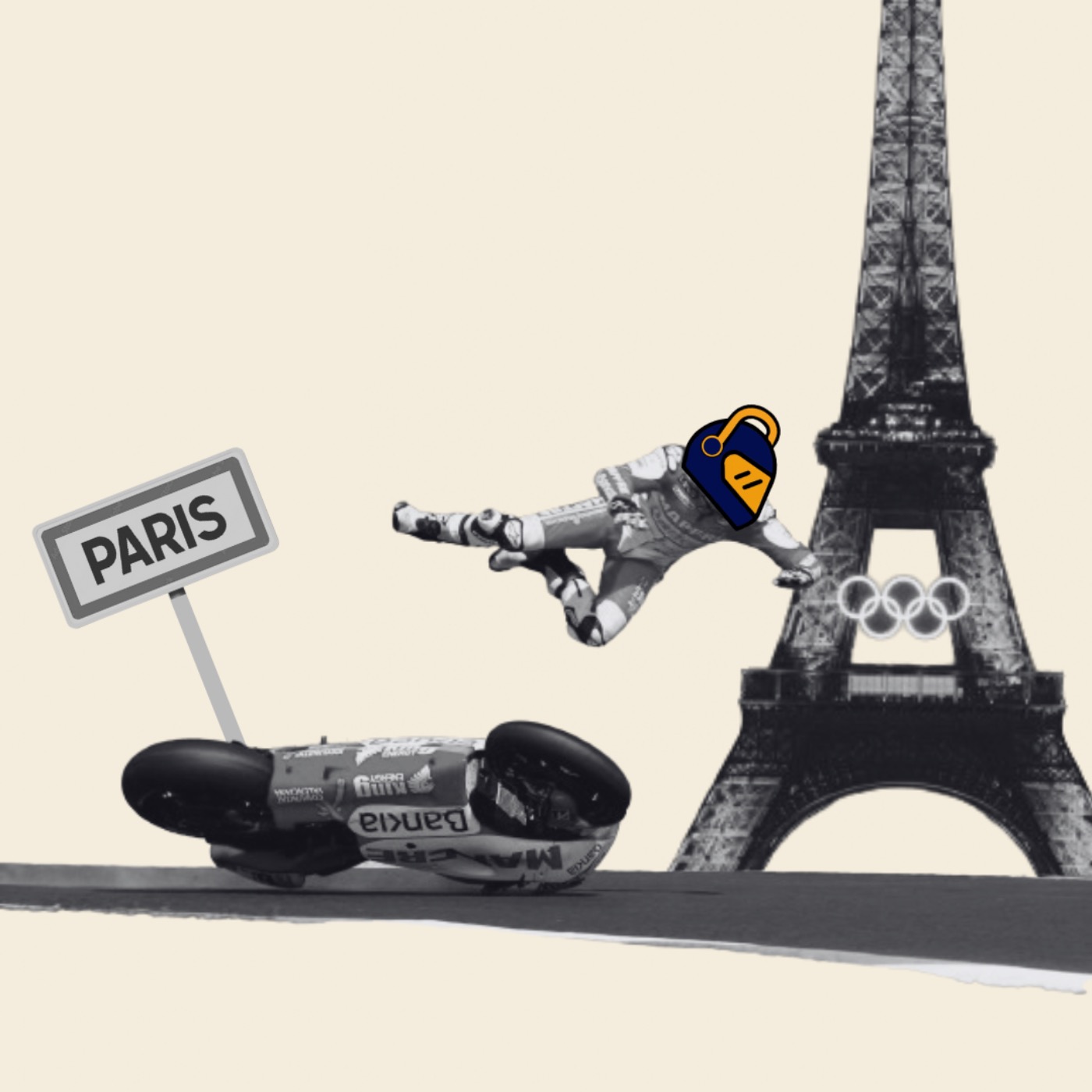 Les Jeux Olympiques de Paris vu par un motard