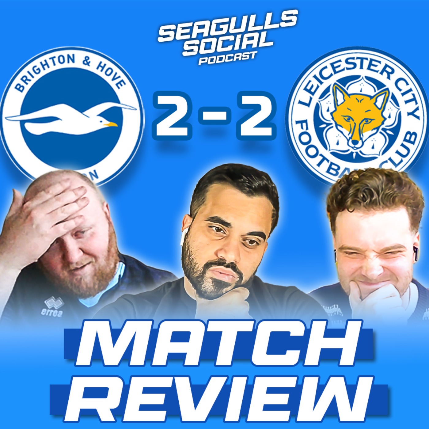 It Hurz So Bad As Foxes Fight Back Late On | Leicester 2-2 Brighton | MATCH REACTION