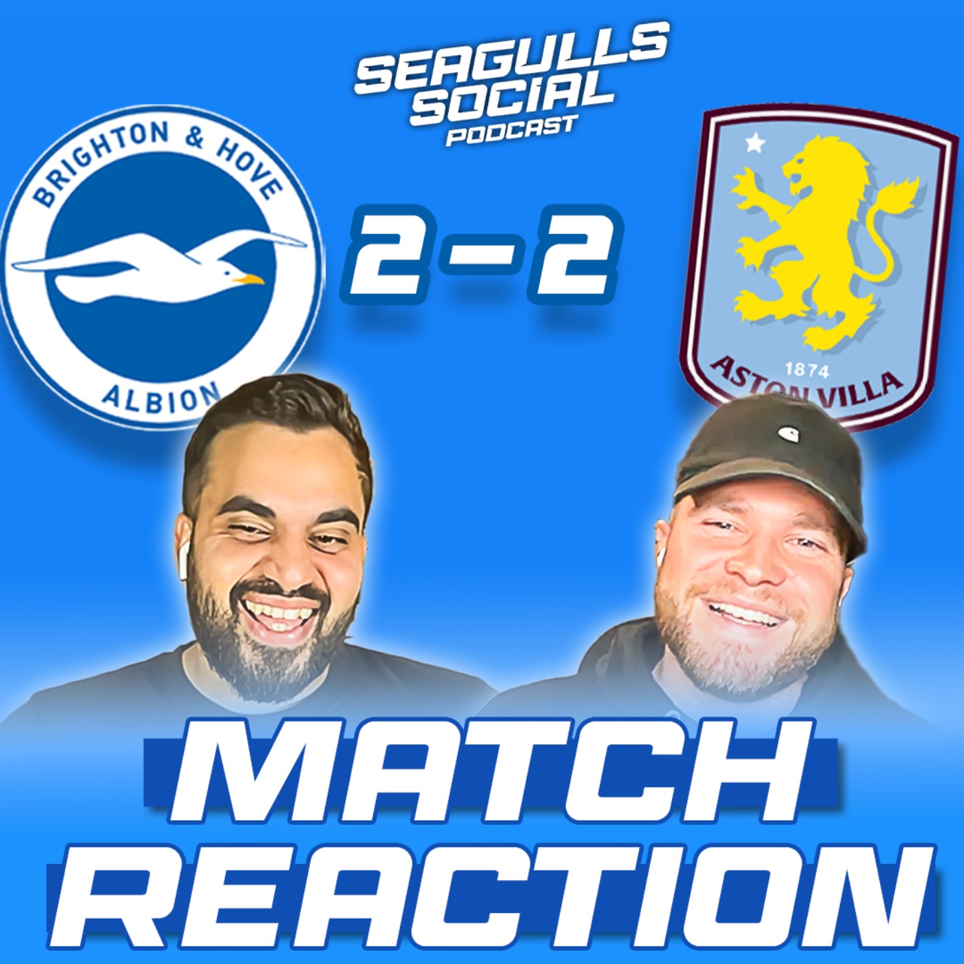 Lamptey Leveller Gives Seagulls’ Lightbulb Moment | Aston Villa 2-2 Brighton | MATCH REACTION