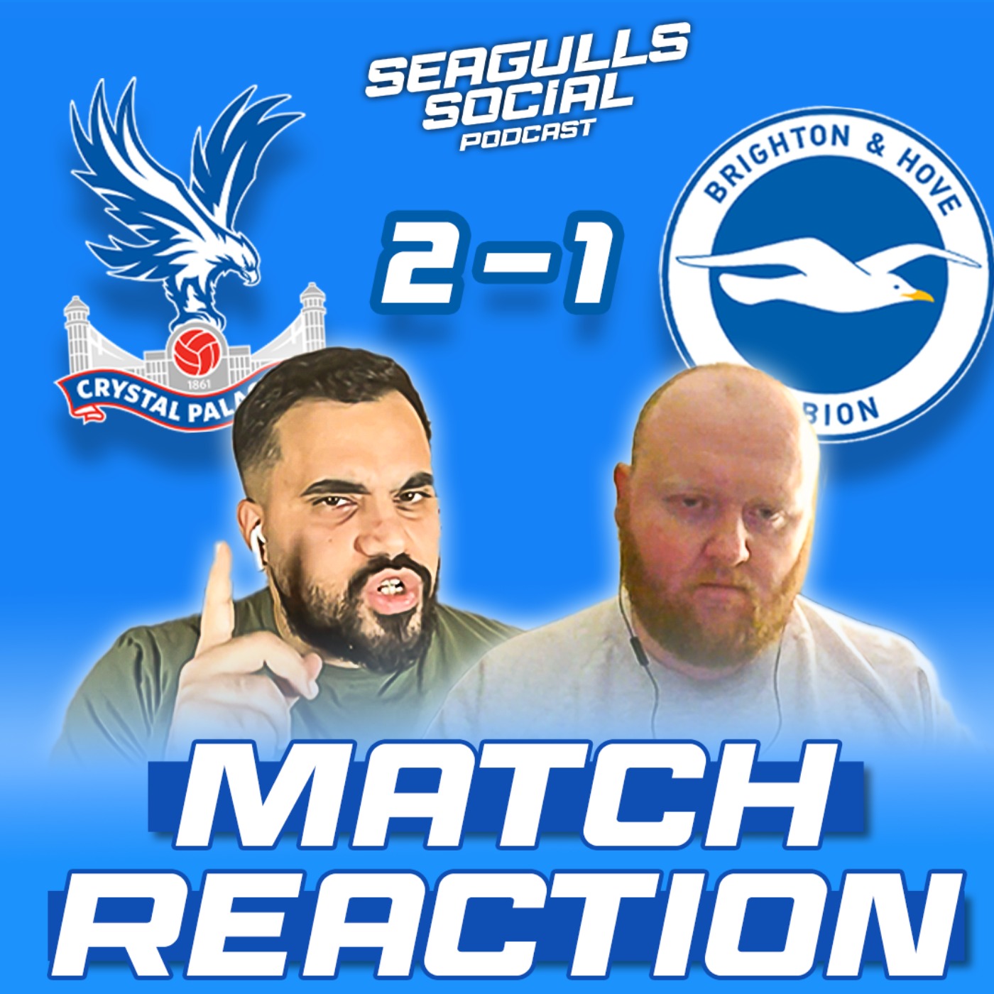 Red Card Chaos As Palace Break Brighton At Selhurst | Crystal Palace vs Brighton | MATCH REACTION
