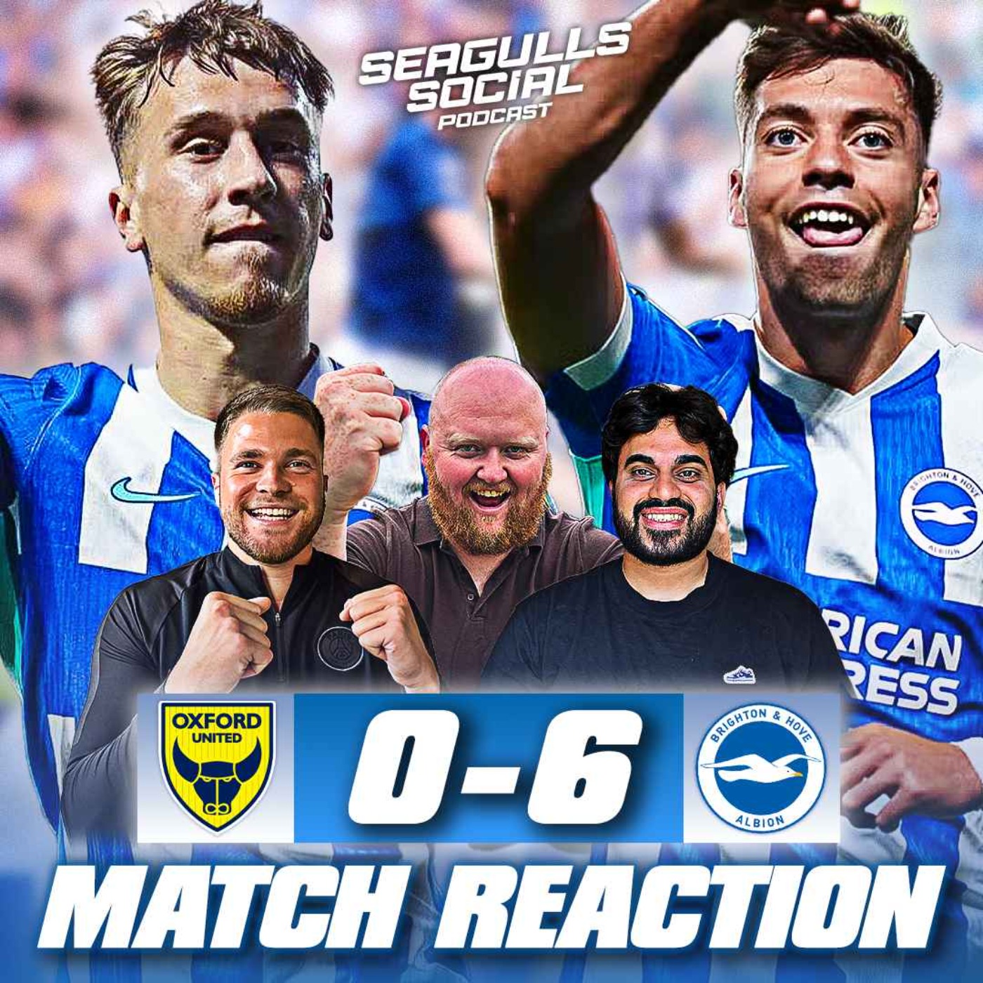 Brighton Batter Oxford Utd As Young Stars Shine 🌟 | Oxford Utd 0-6 Brighton | MATCH REACTION
