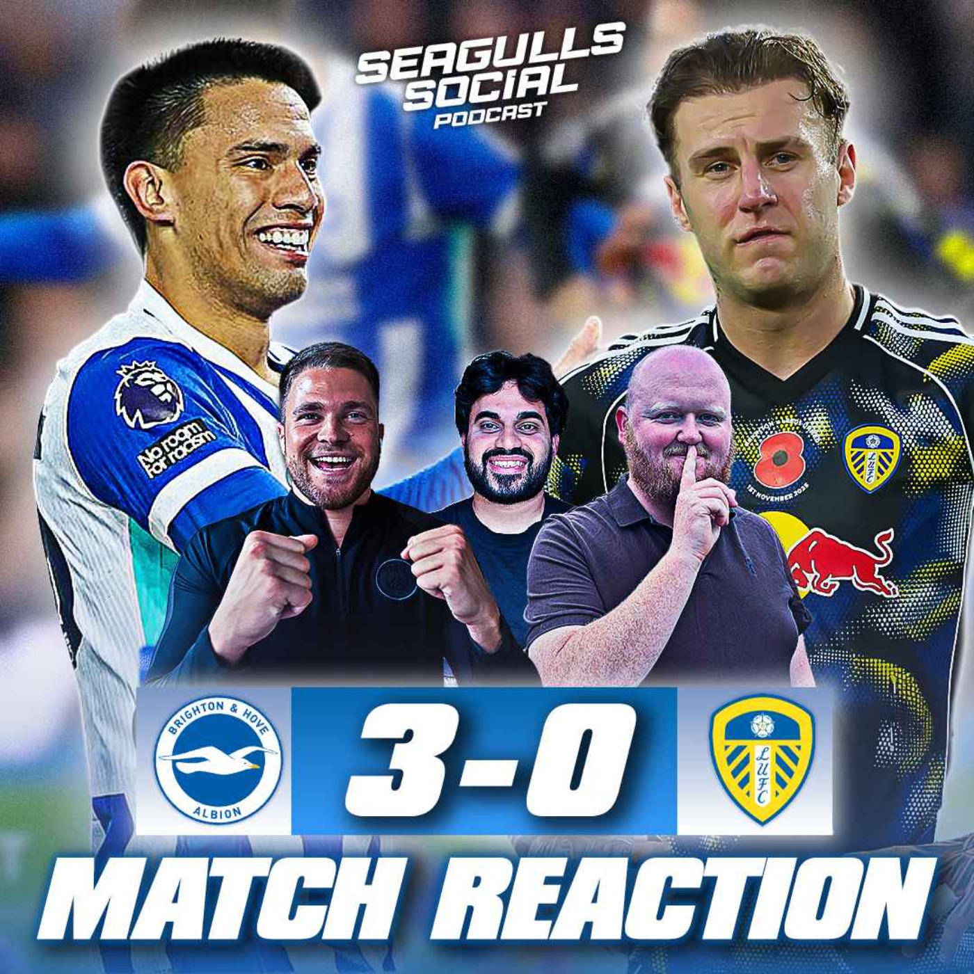 Ghoulish Gomez Haunts Lacklustre Leeds | Brighton 3-0 Leeds | MATCH REACTION