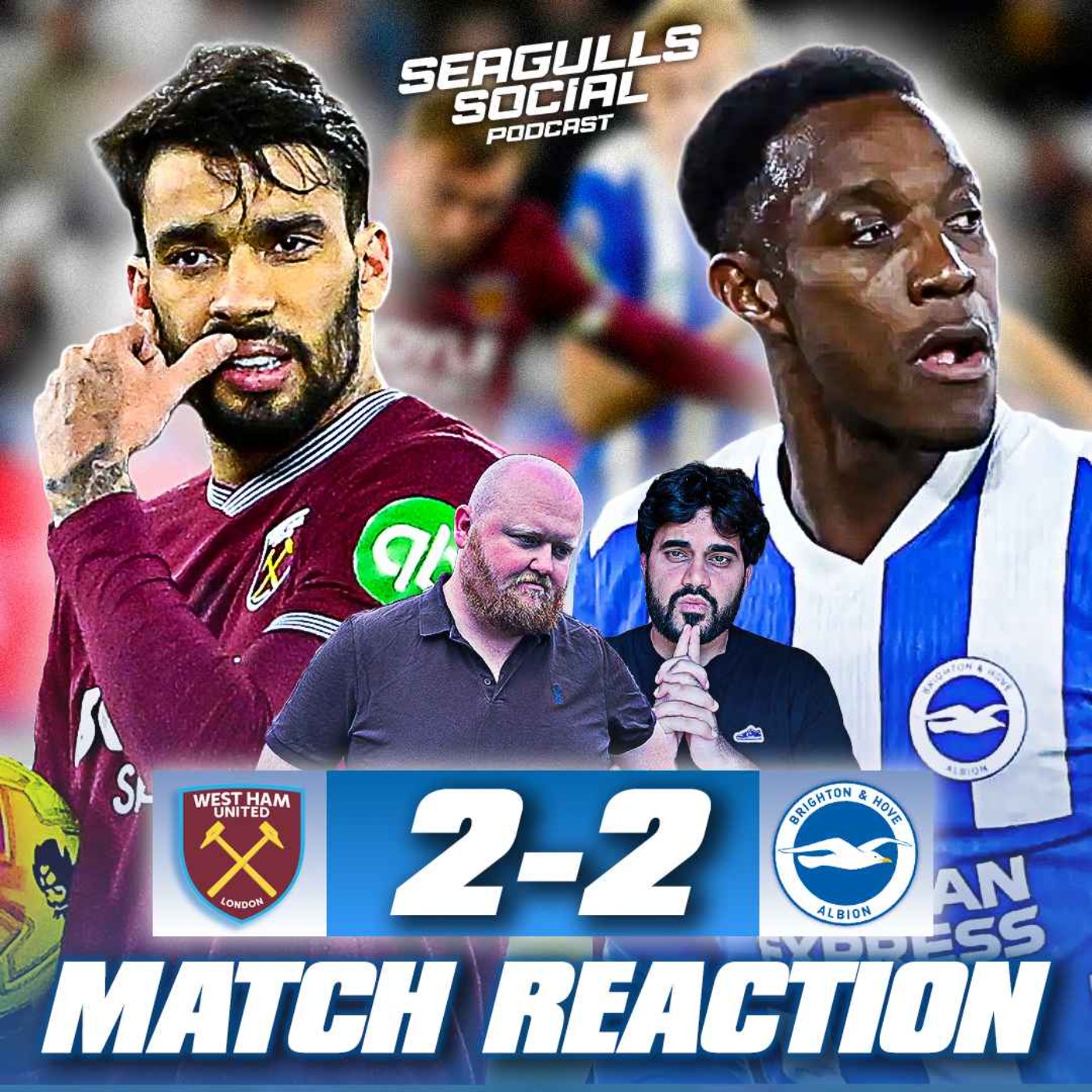 Brighton Pay The Penalty As Winless Run Goes On | West Ham 2-2 Brighton | MATCH REACTION
